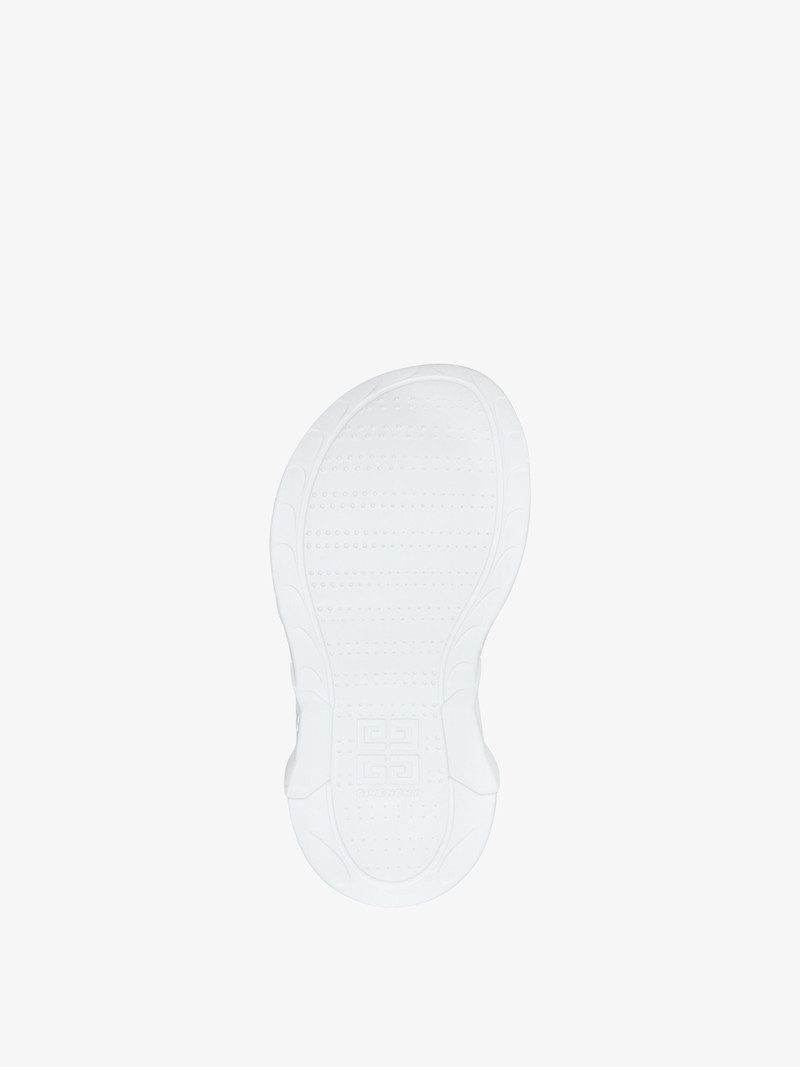 MARSHMALLOW WEDGE SANDALS IN RUBBER WITH GIVENCHY LOVE PRINT 5