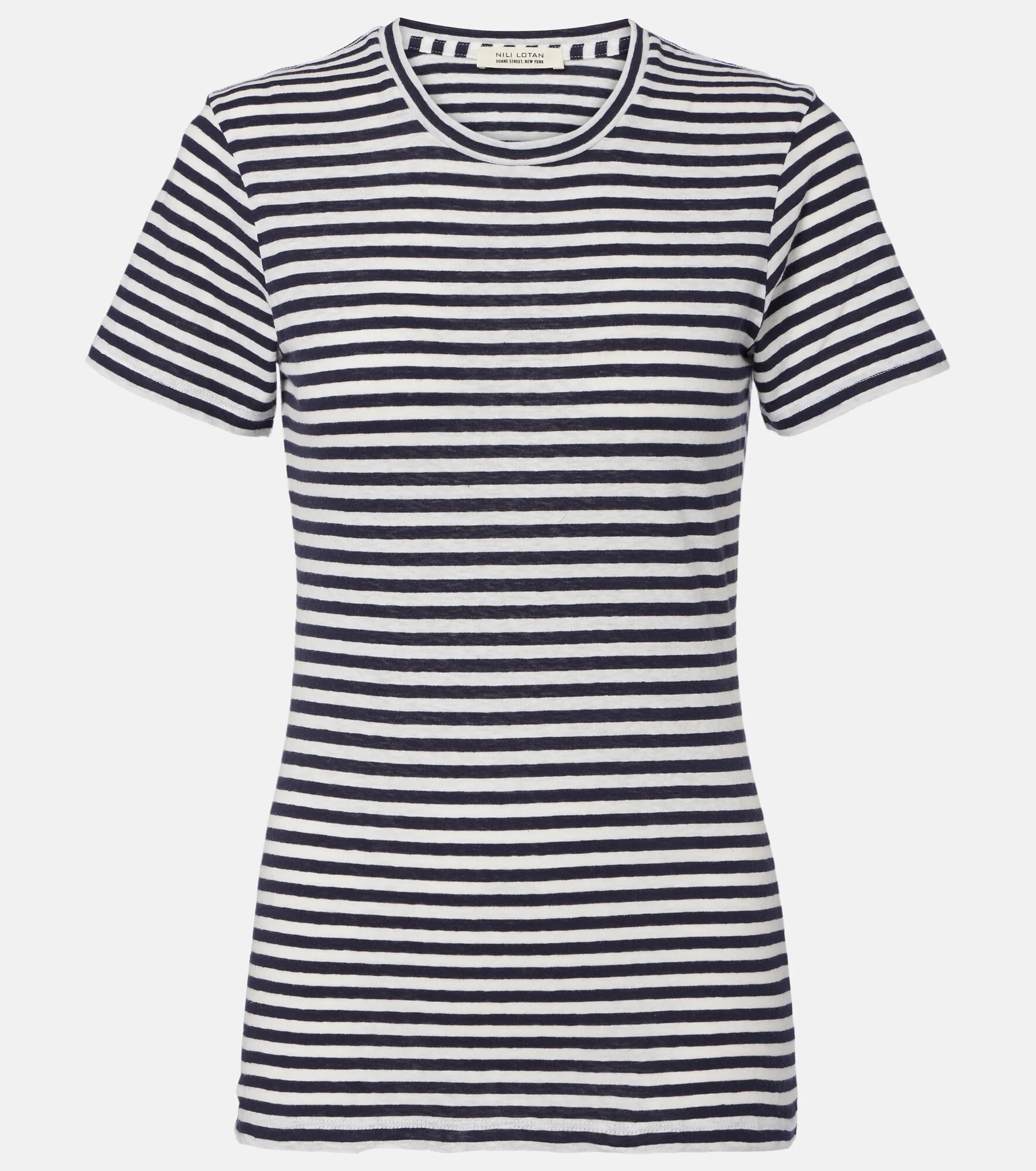 Lana striped cotton jersey T-shirt - 1