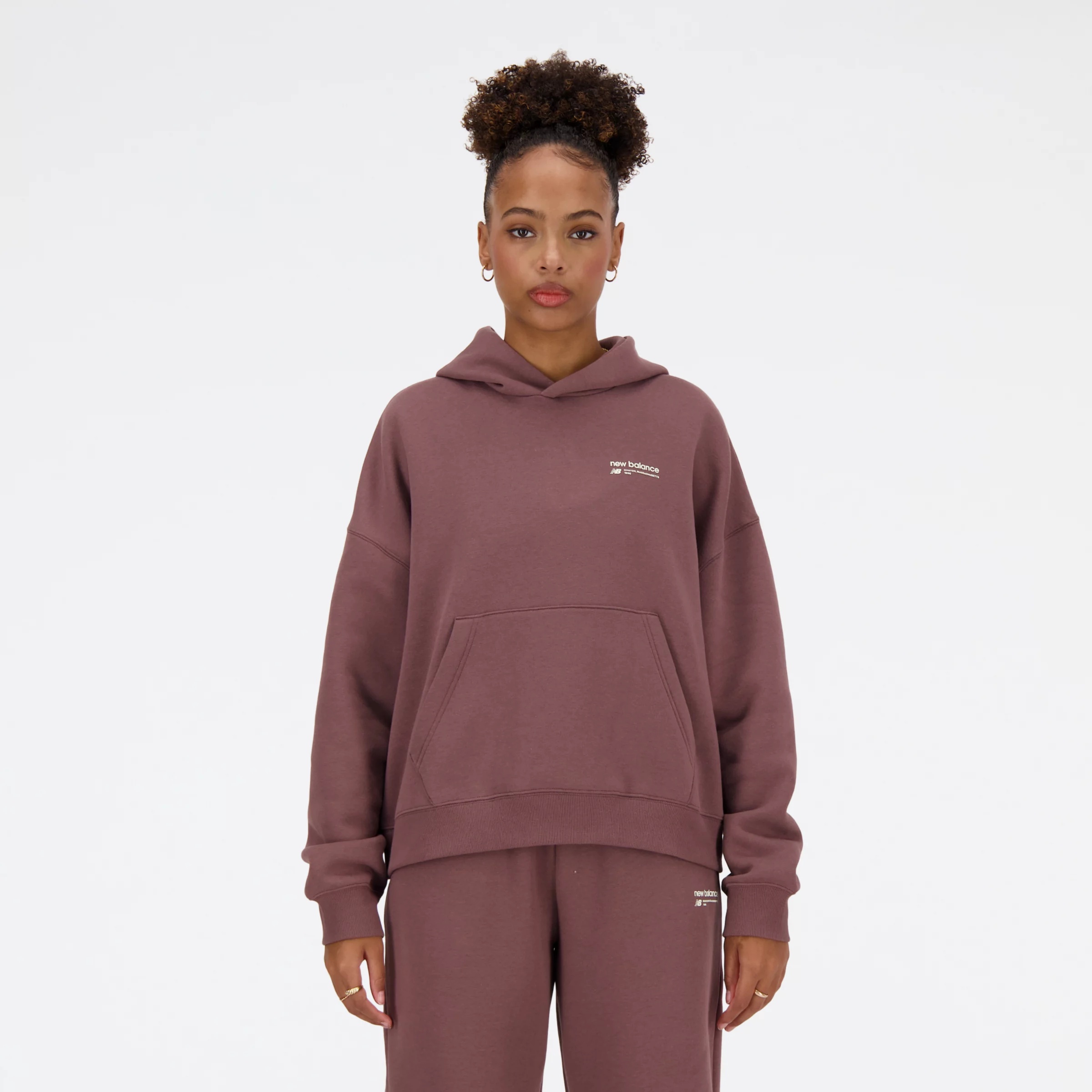 Linear Heritage Brushed Back Fleece Hoodie - 2
