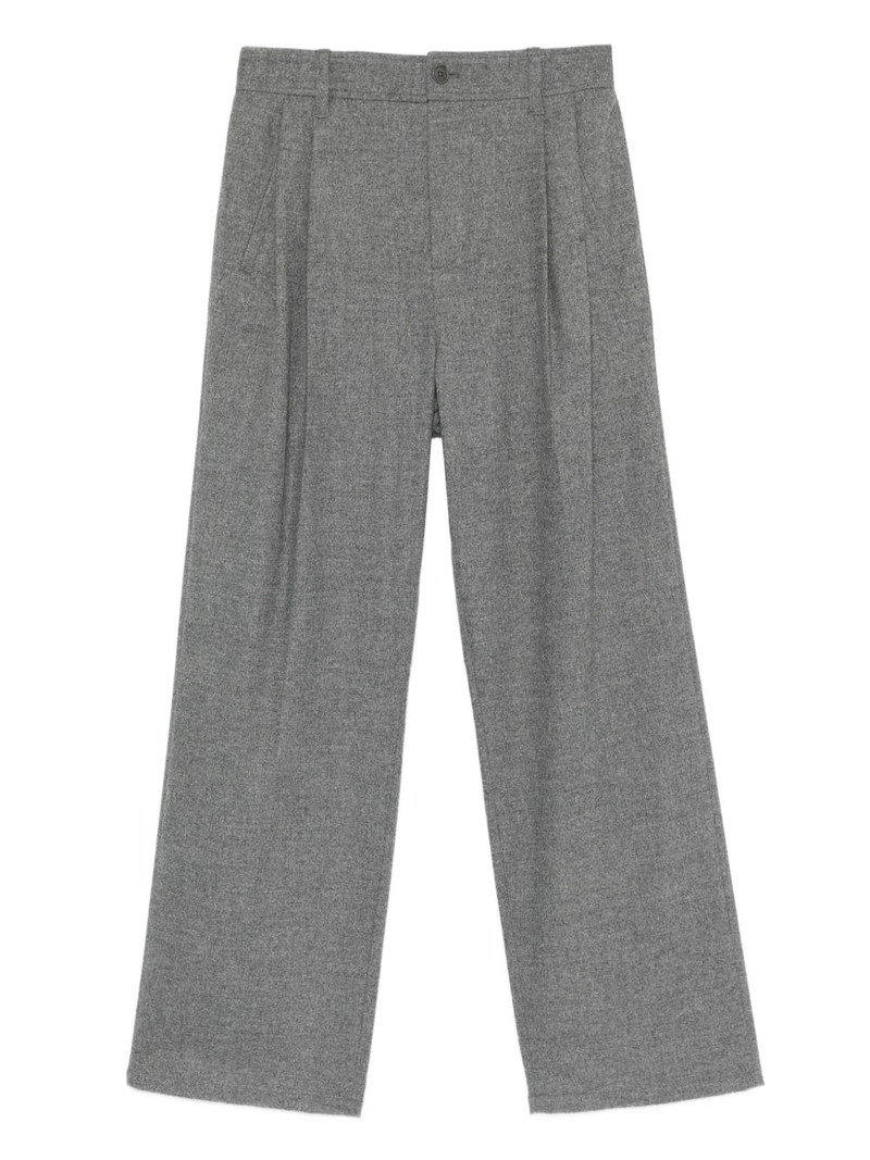pleated wide-leg trousers 1
