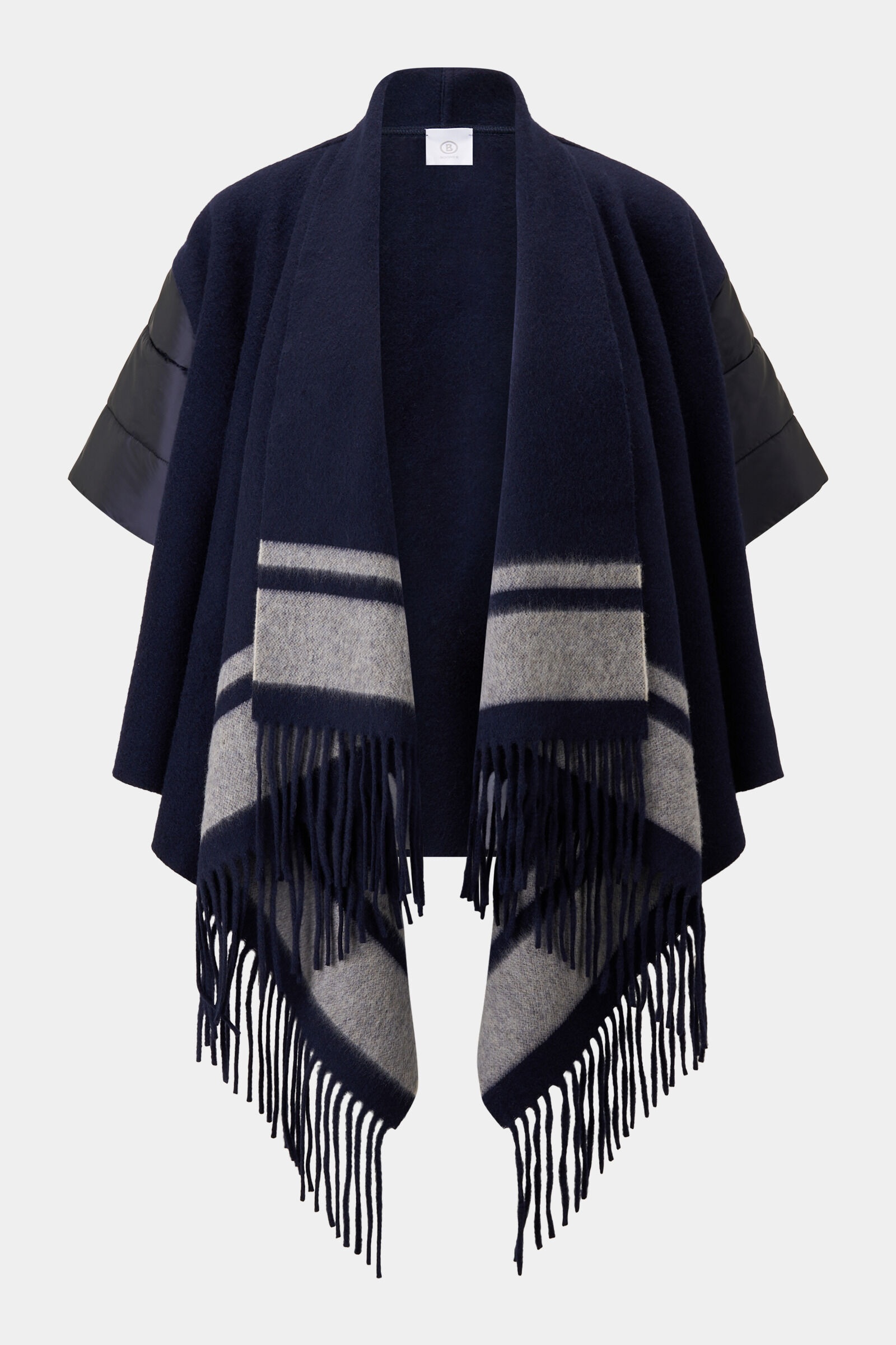 Nica Poncho jacket in Navy blue 6