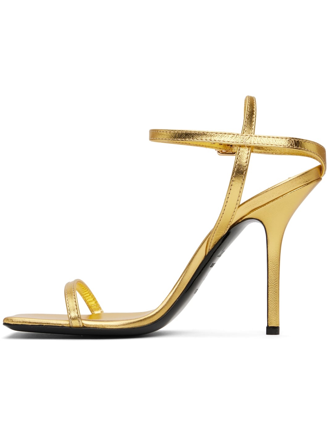 Gold Tina Heeled Sandals - 3