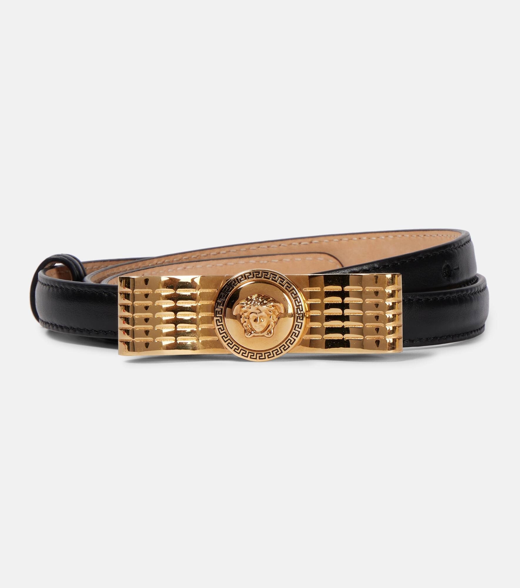 Versace Jeans Couture レザーベルト | ブラック | FARFETCH JP