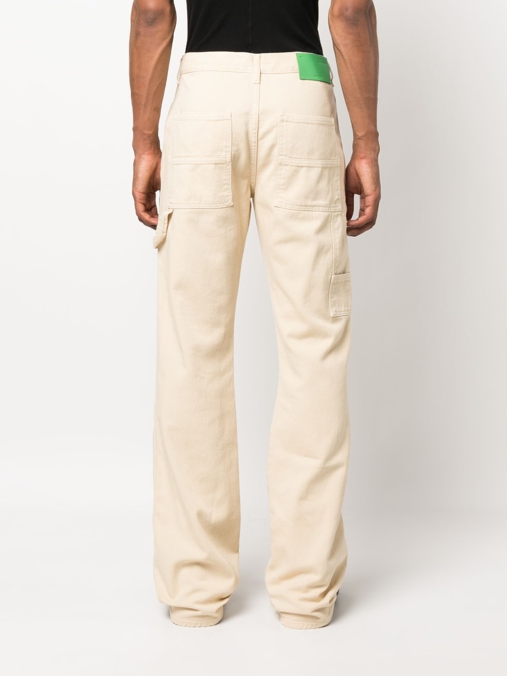 logo-appliqué straight-leg jeans - 4