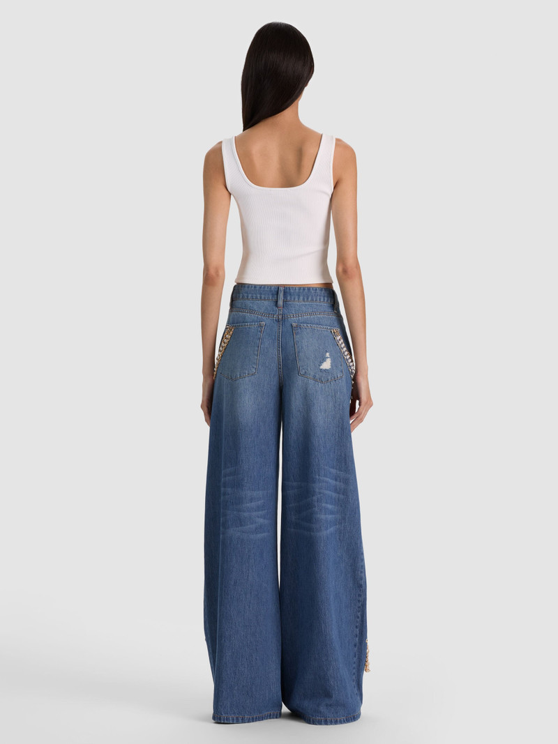 HARPER EMBELLISHED RIPPED JEAN 5