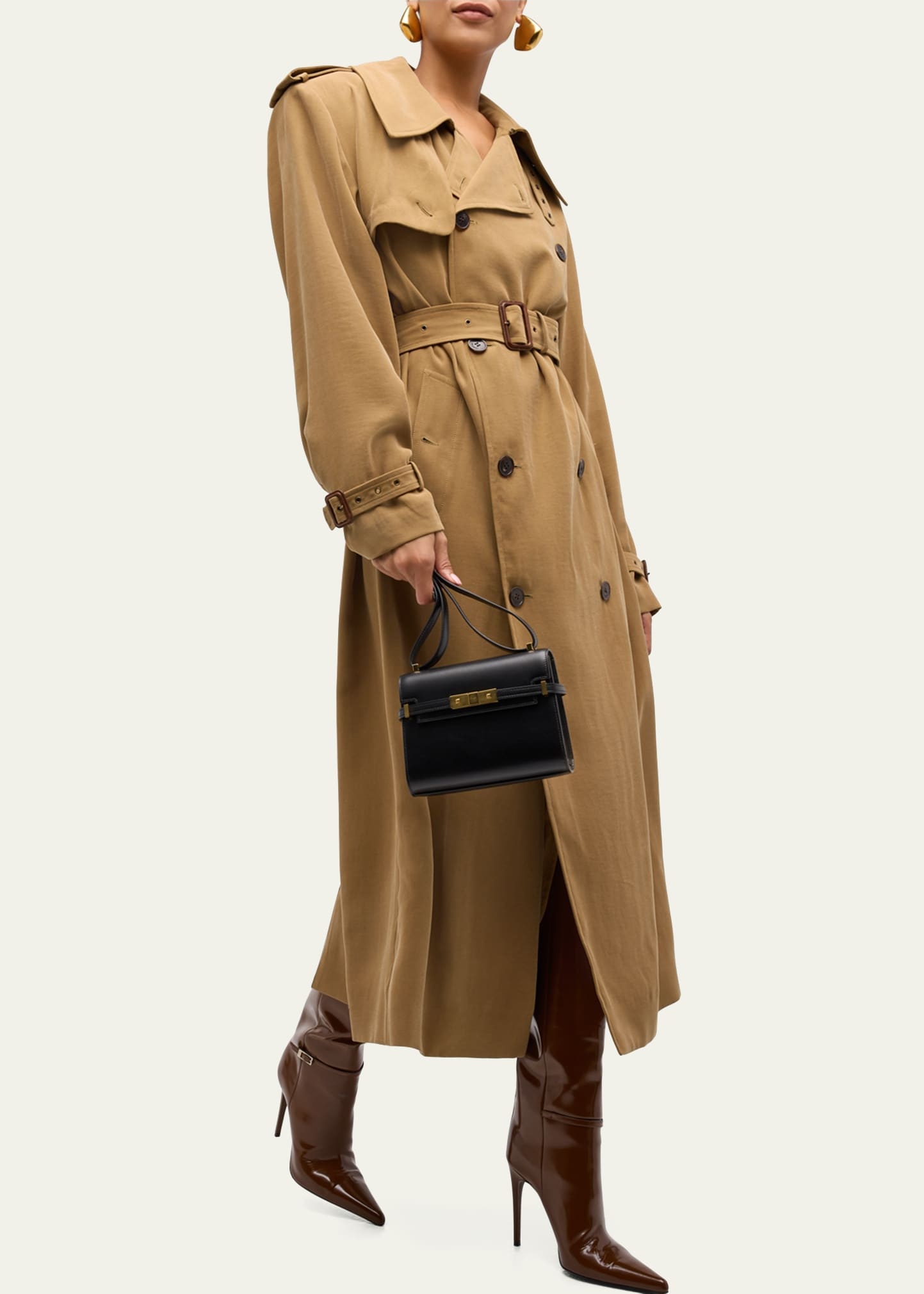 Manhattan Mini Calfskin Crossbody Bag - 5