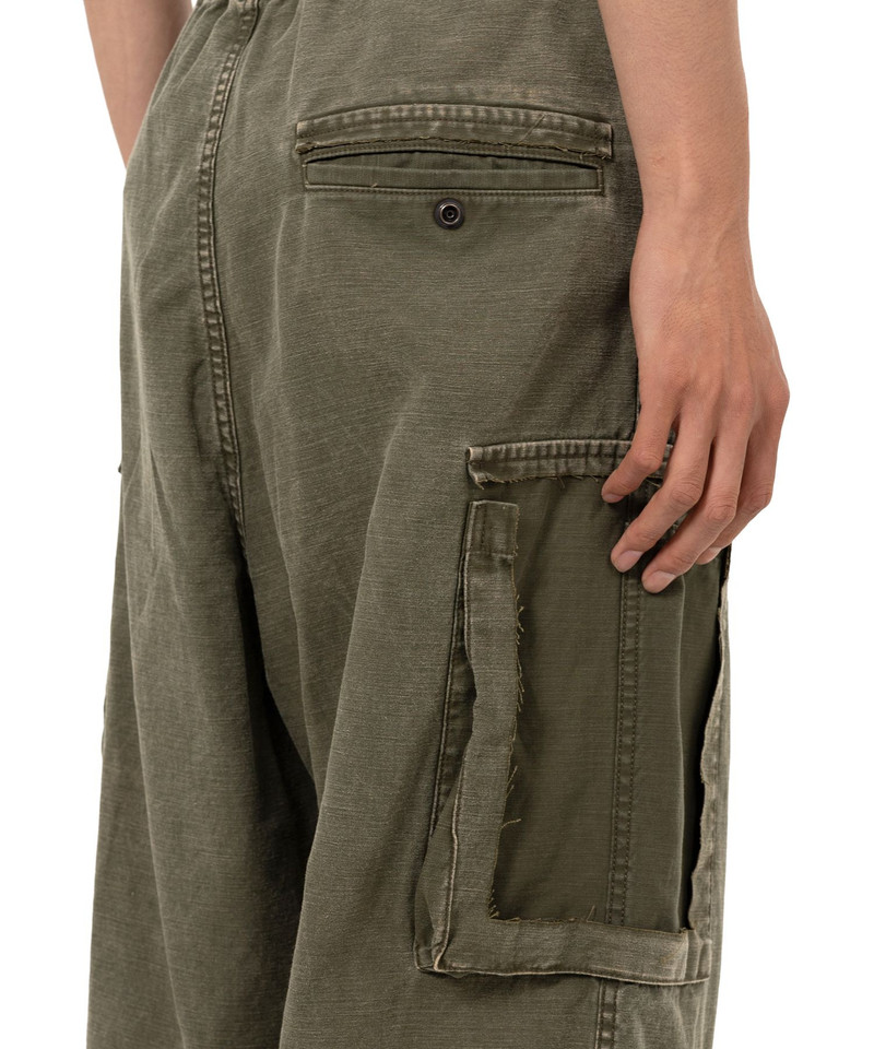 Cotton Satin Cargo Pants 23