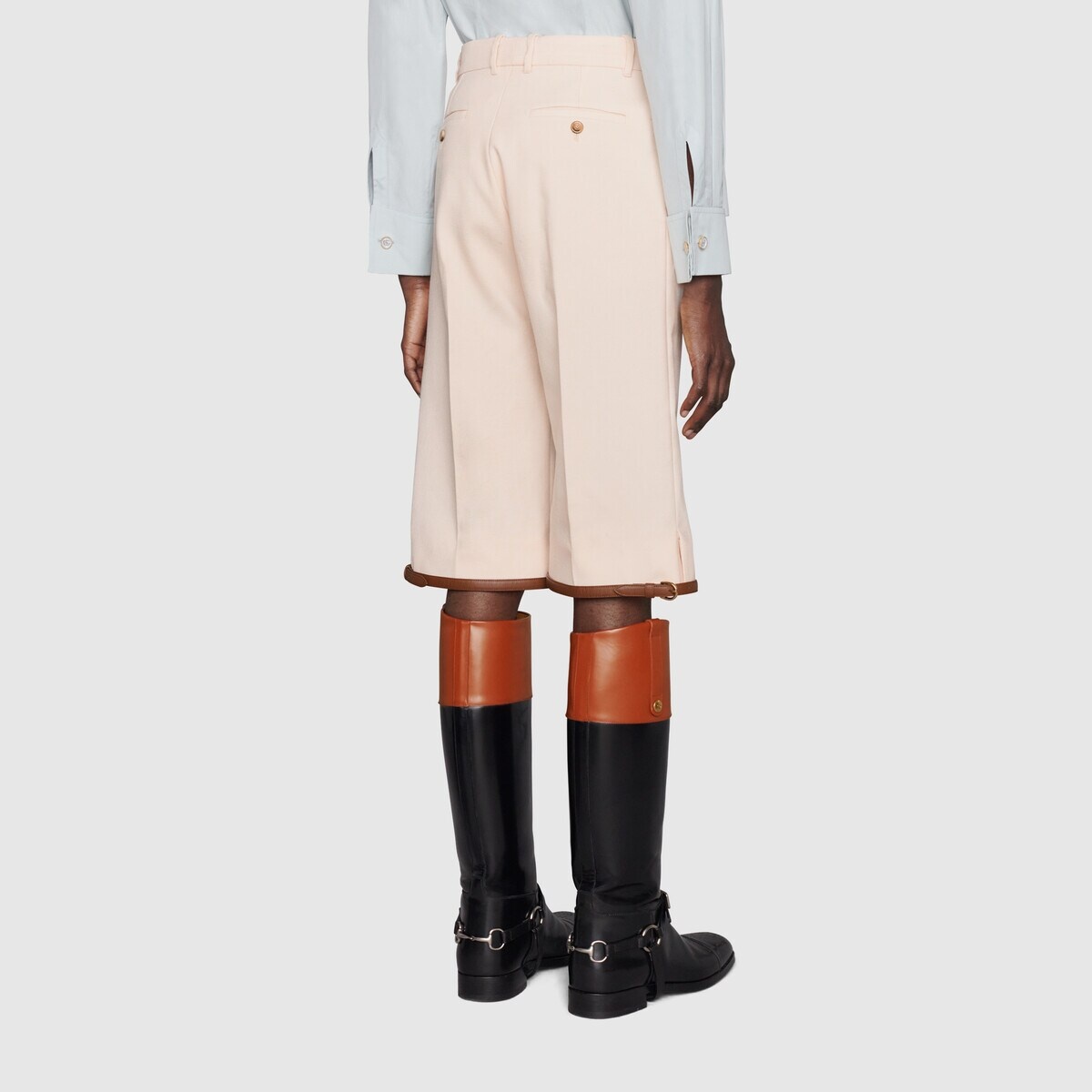 Wool mohair bermuda shorts - 4