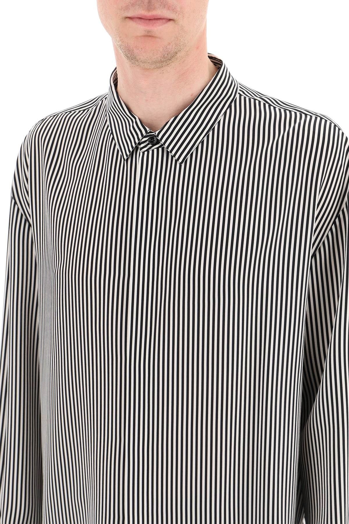 STRIPED SILK SHIRT - 5