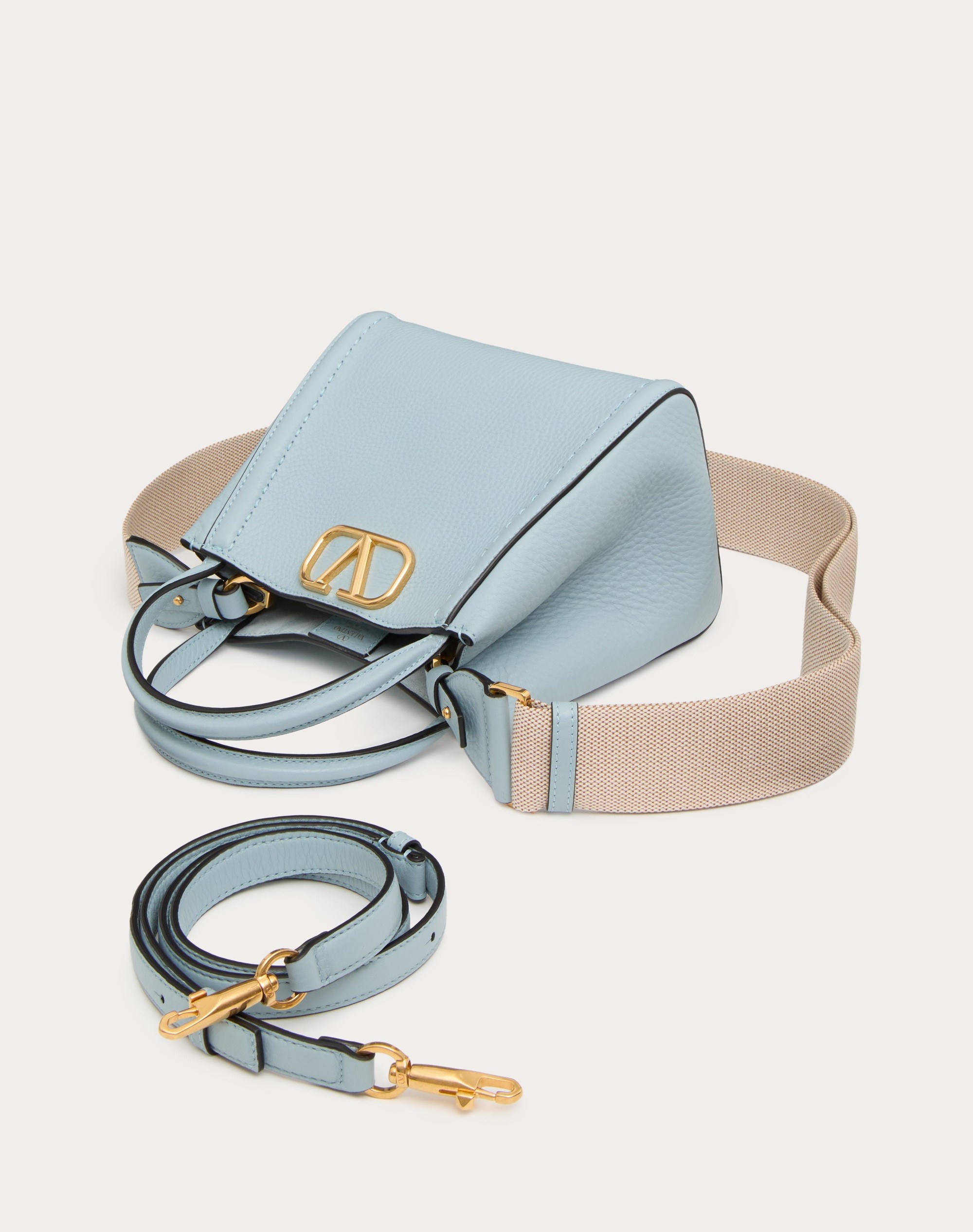 VALENTINO GARAVANI ALLTIME SMALL HANDBAG IN GRAINY CALFSKIN - 5