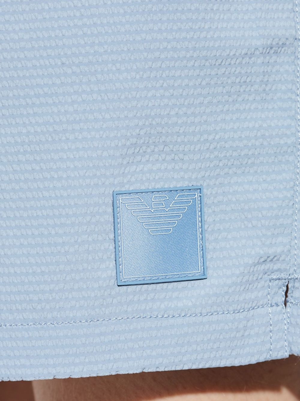 logo-patch swim shorts - 4