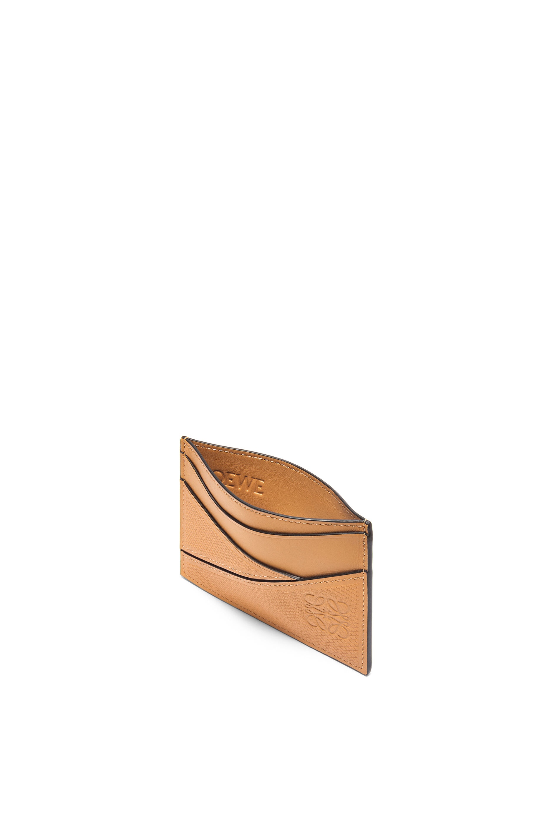 Puzzle plain cardholder in diamond calfskin - 2