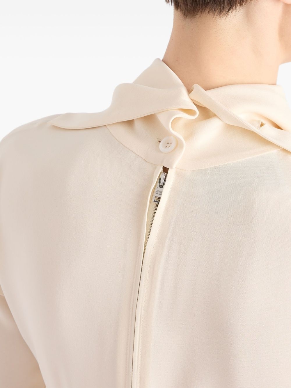 silk midi dress - 6