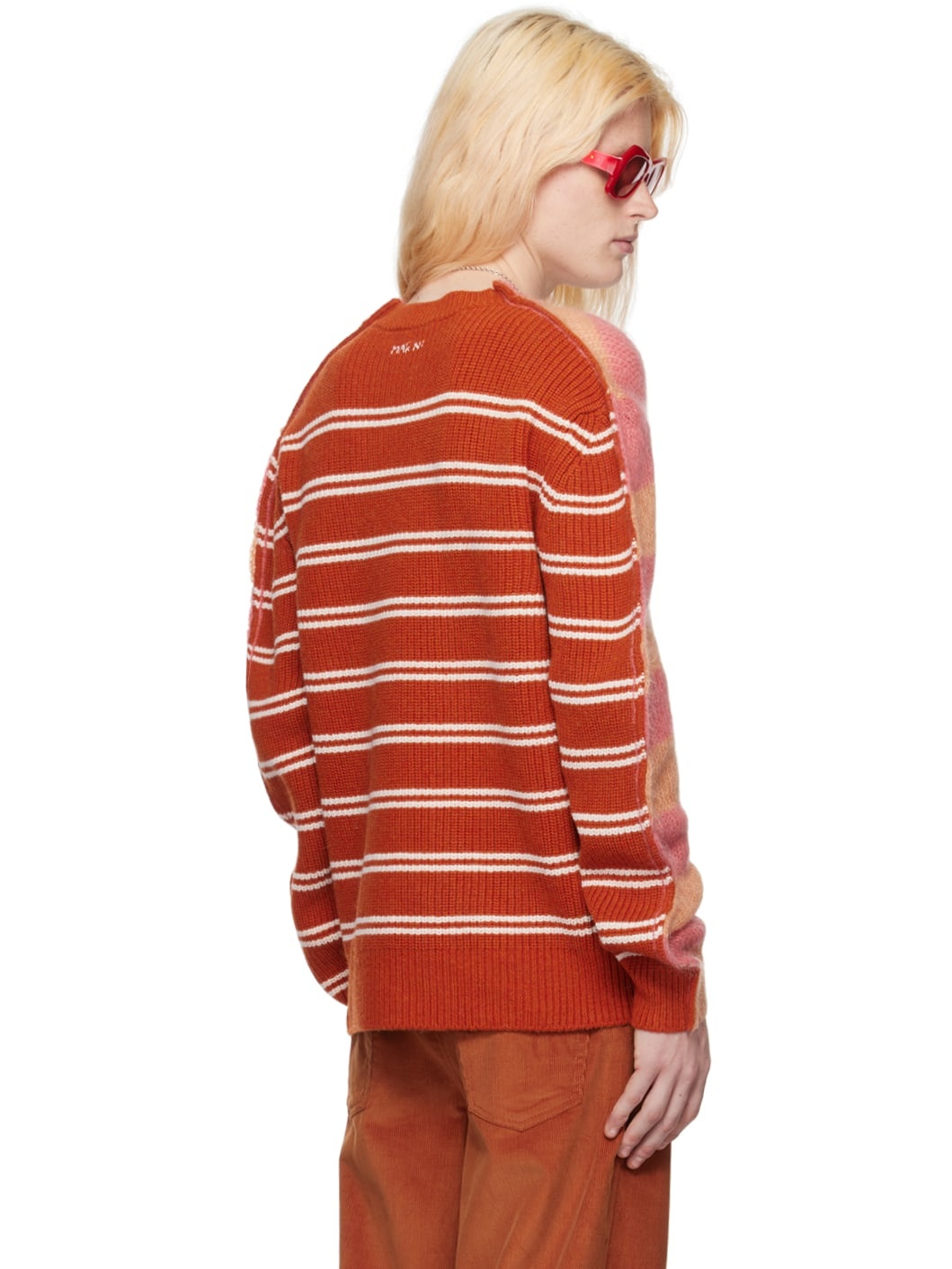 Pink & Orange Mix Sweater - 3