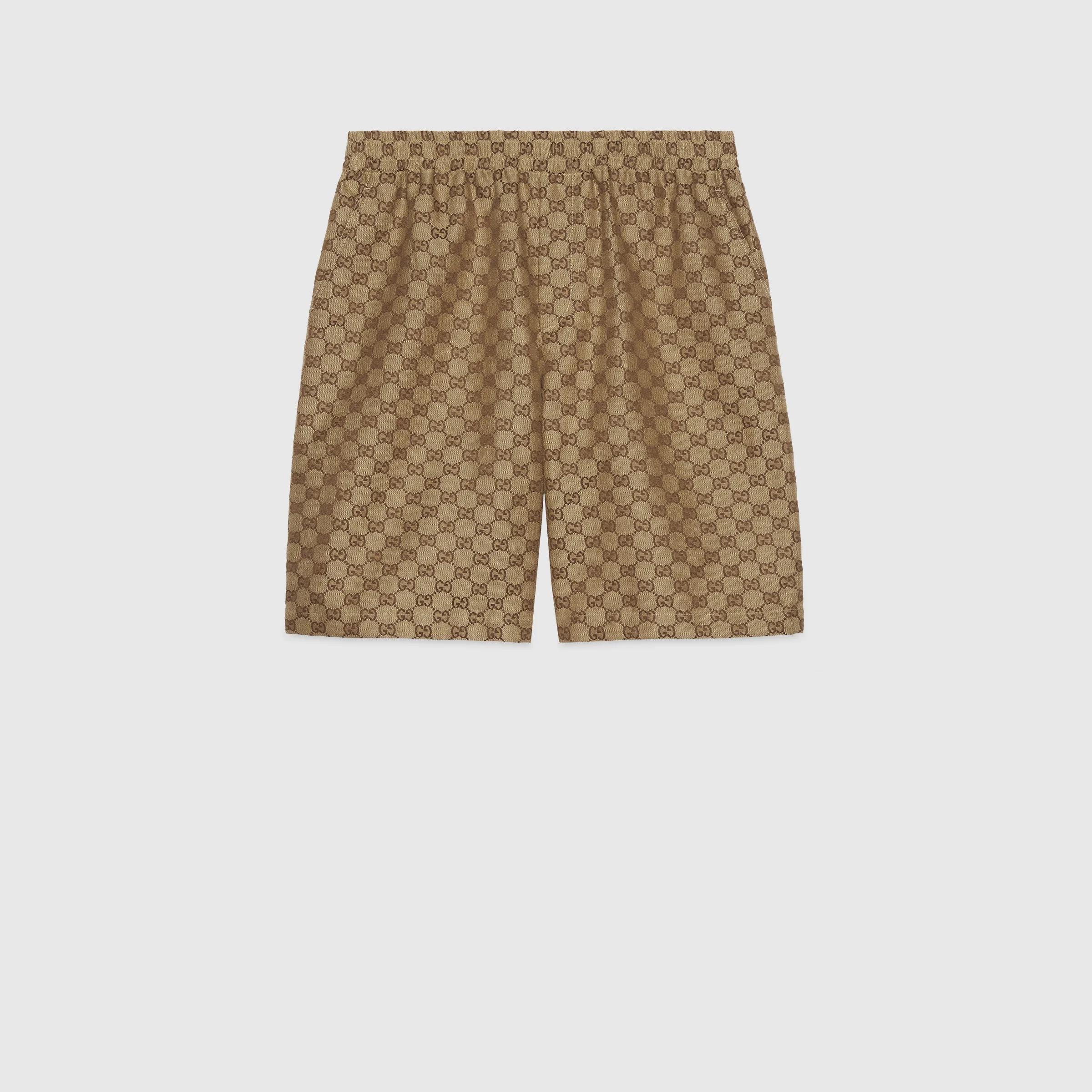 GG Supreme linen shorts - 1