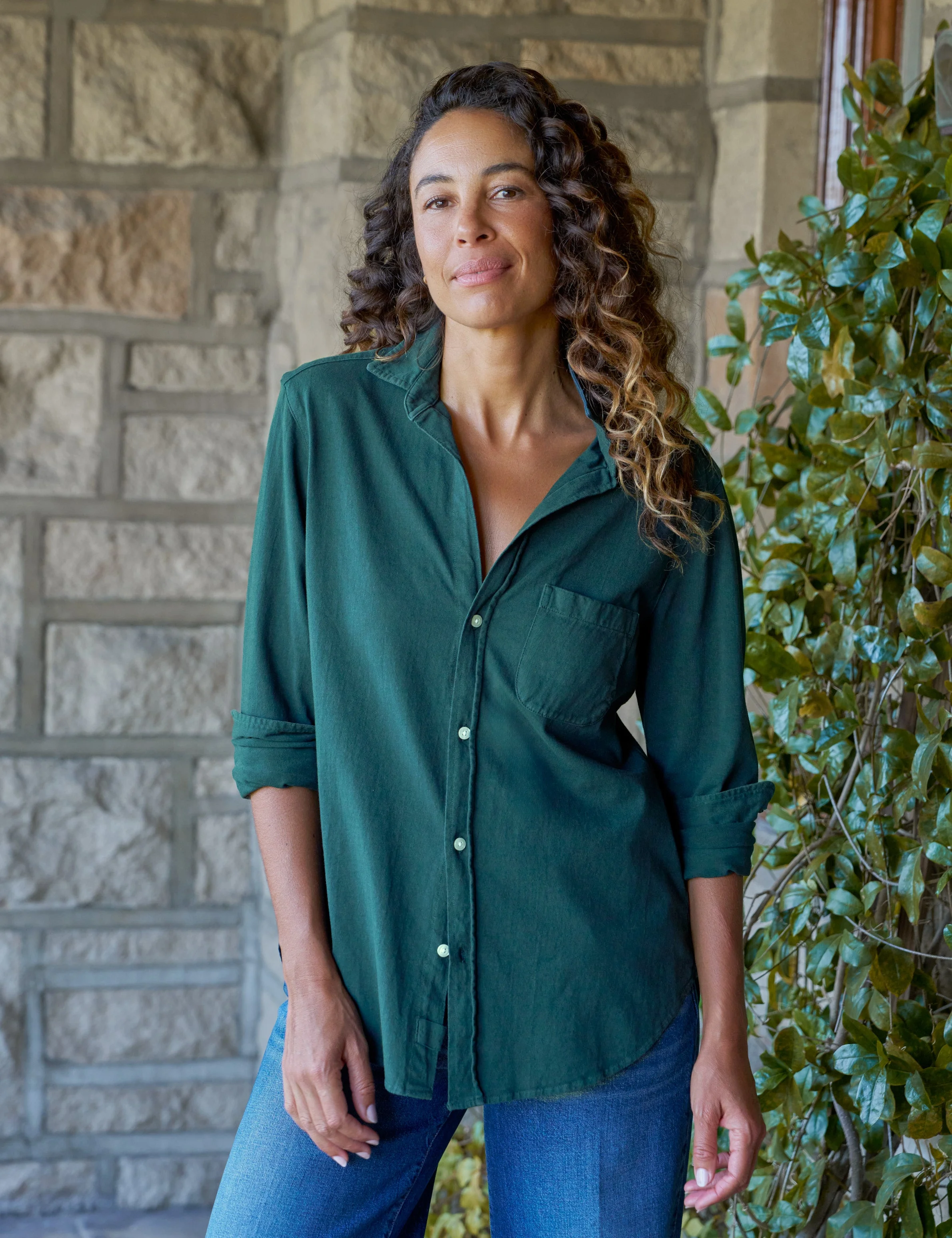 Button-Up Tee - 1