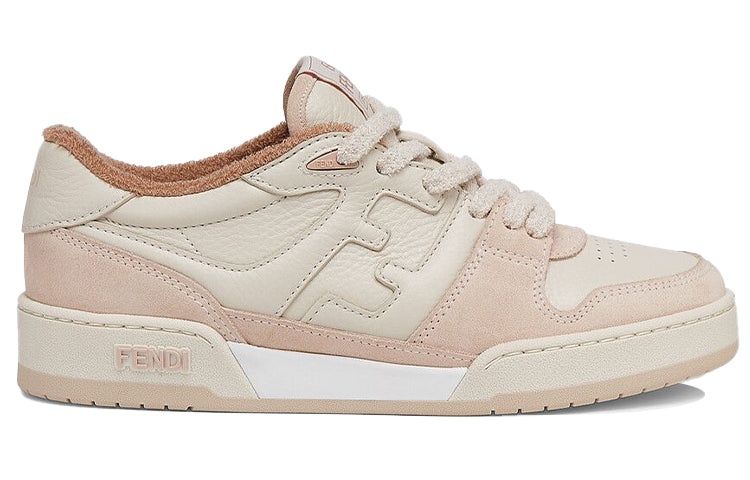 (WMNS) FENDI Match Low Top Suede 'Pink Beige' 8E8252AHH2F1FHT - 2