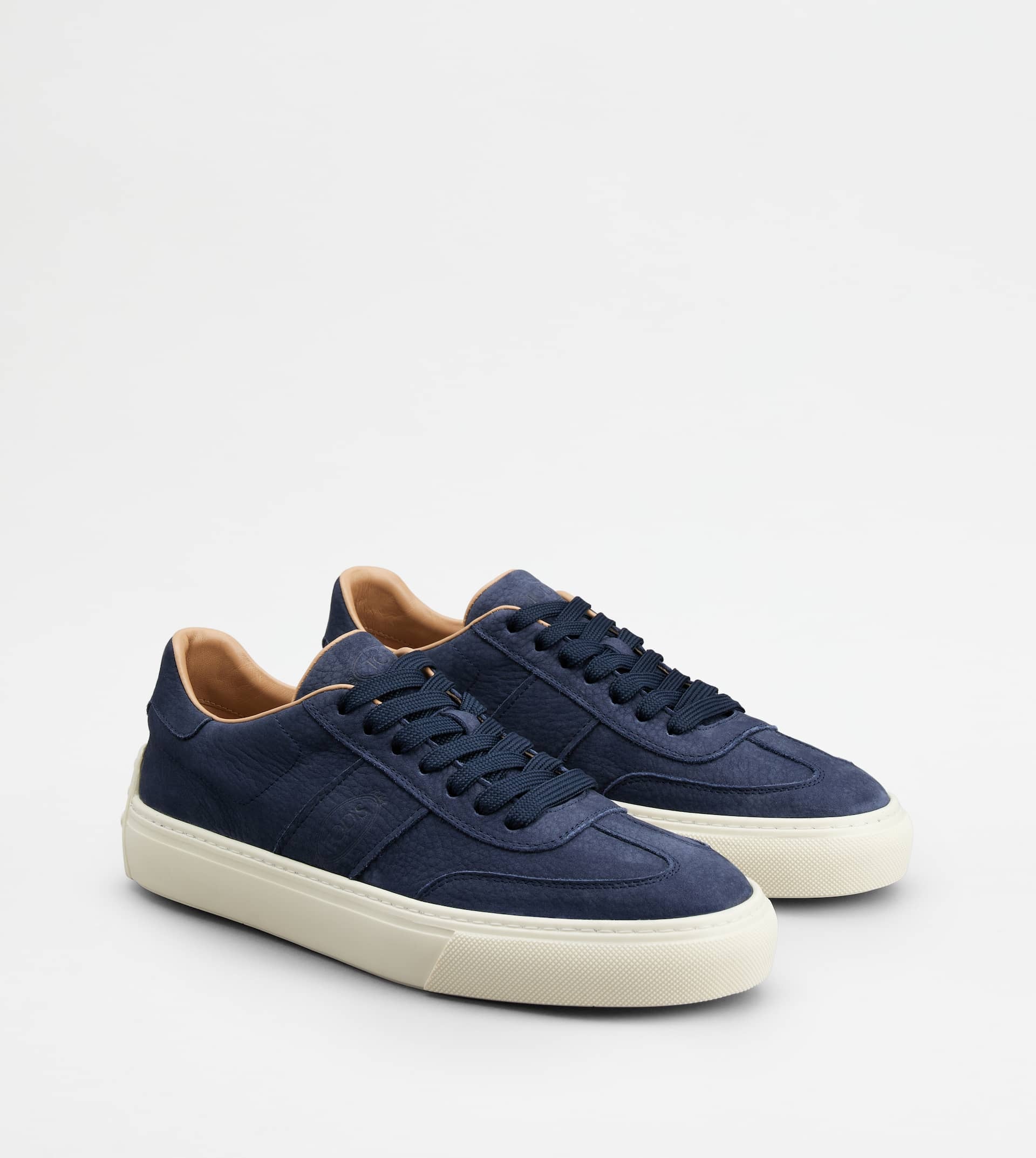 SNEAKERS IN NUBUCK - BLUE - 3