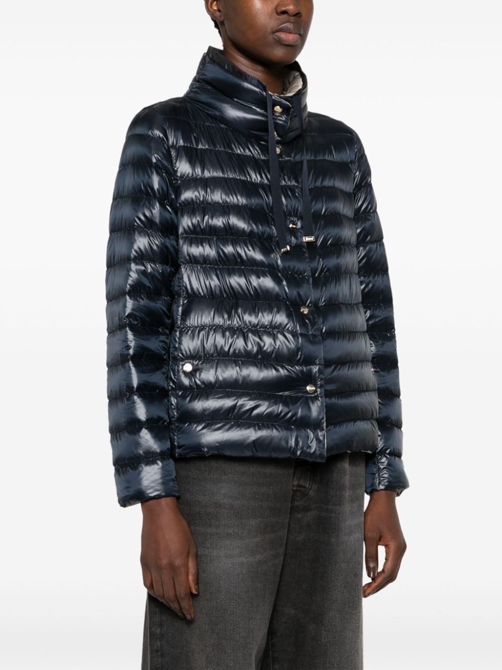 high-shine puffer jacket - 3