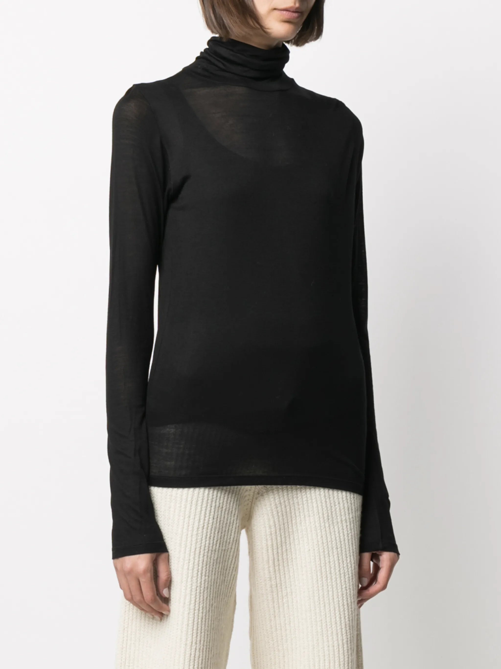 Baserange Rollneck Long-sleeve Bamboo T-shirt - 3