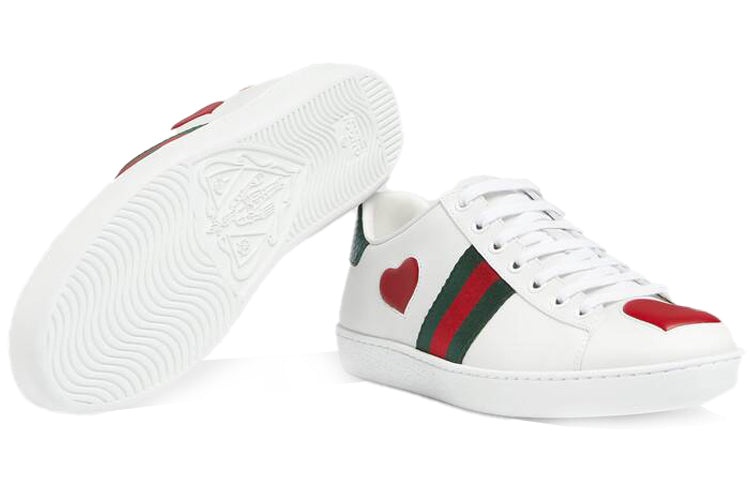 (WMNS) Gucci Ace Low 'Heart' 435638-02JS0-9074 - 5