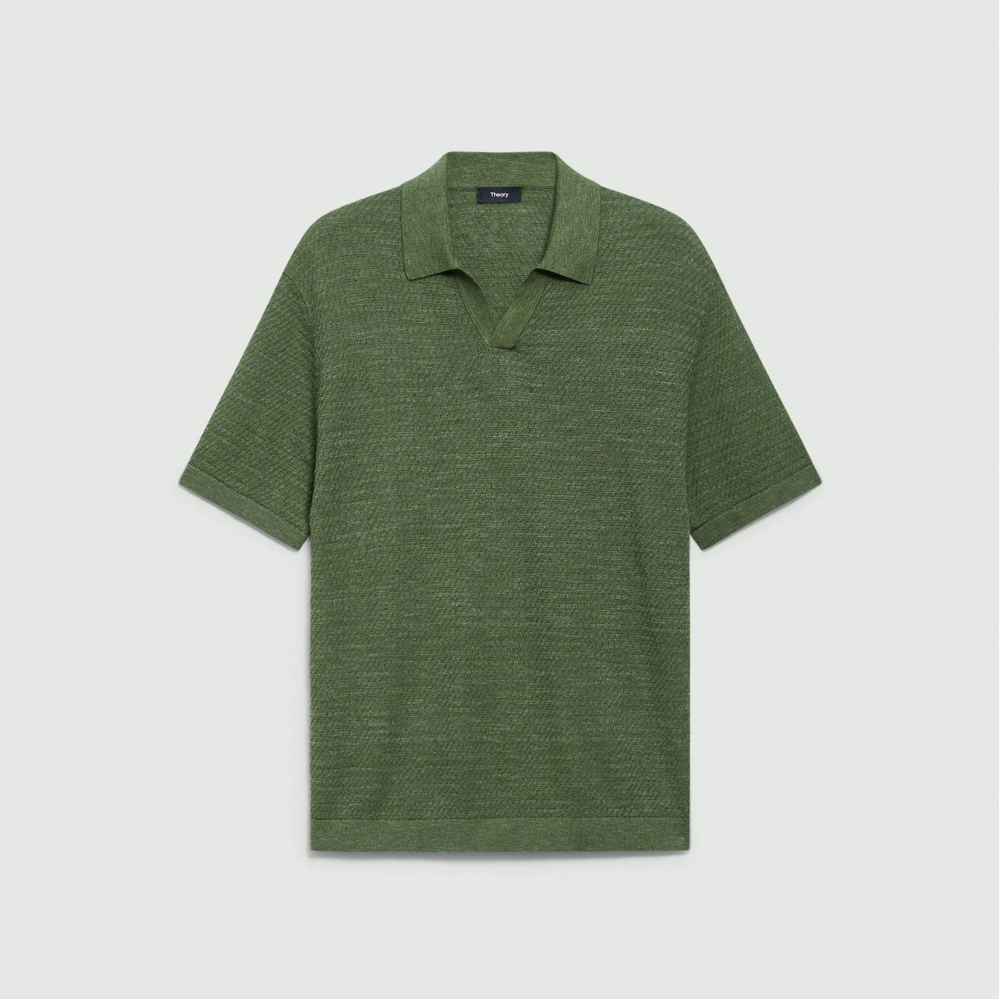 Brenan Polo Shirt in Pacific Linen - 1