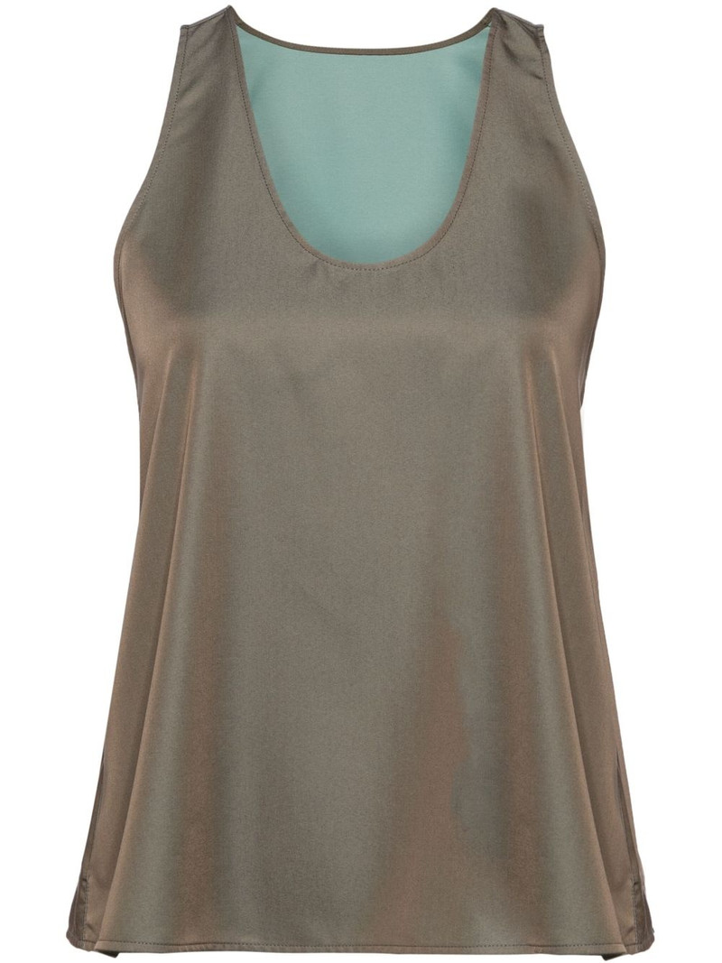 strap-detail layered tank top 1
