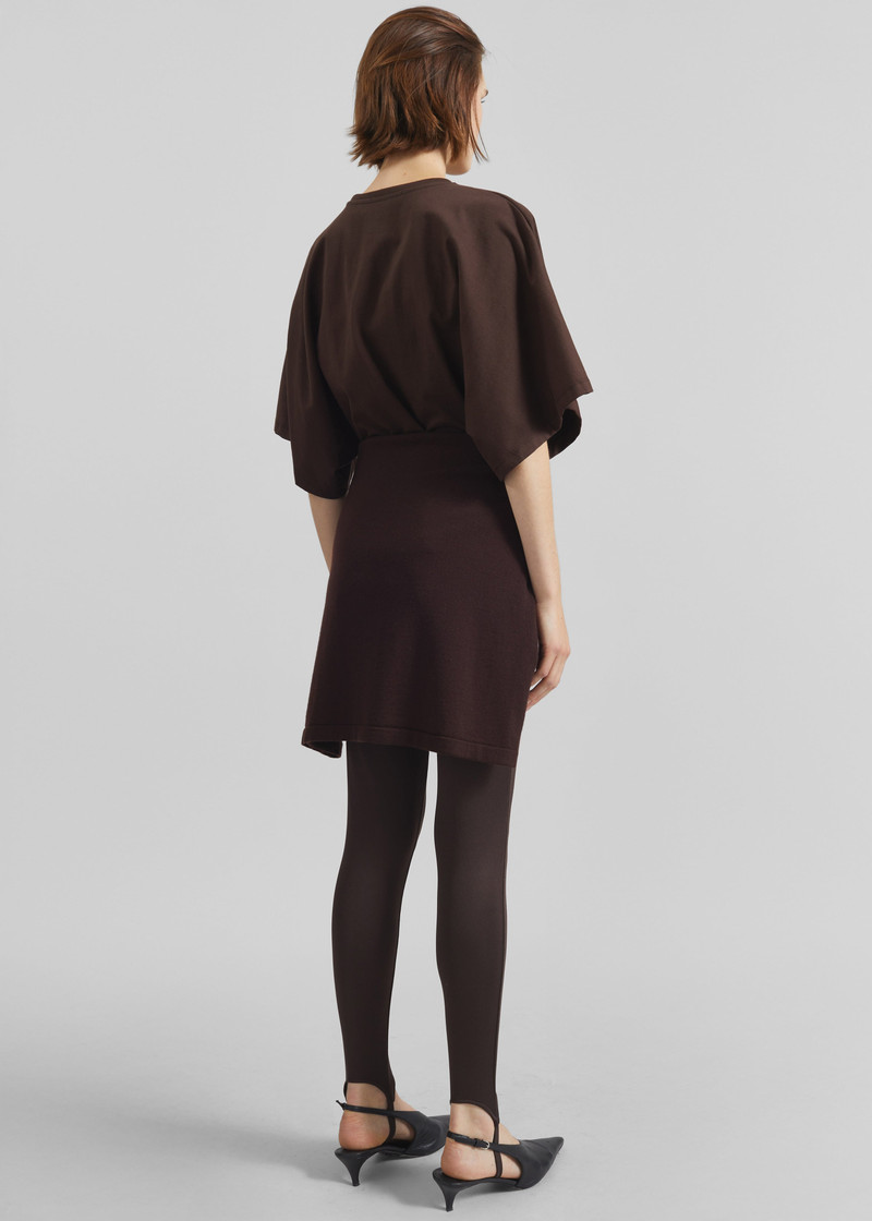 Modave Dolman Sleeve Tee - Brown 6
