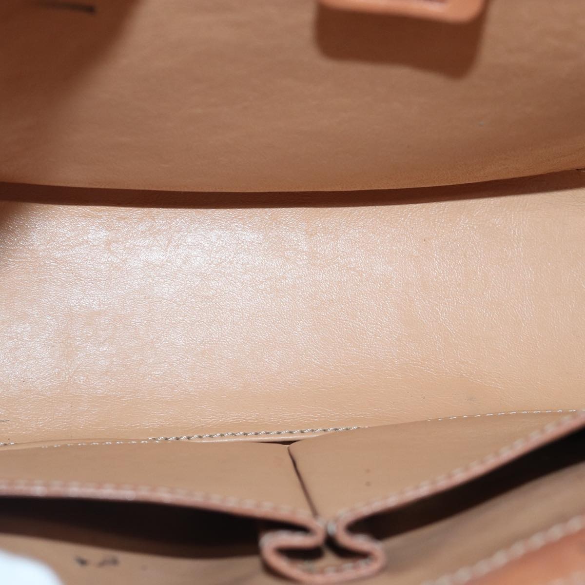 CELINE Macadam Canvas Hand Bag Pvc Leather Beige - 10