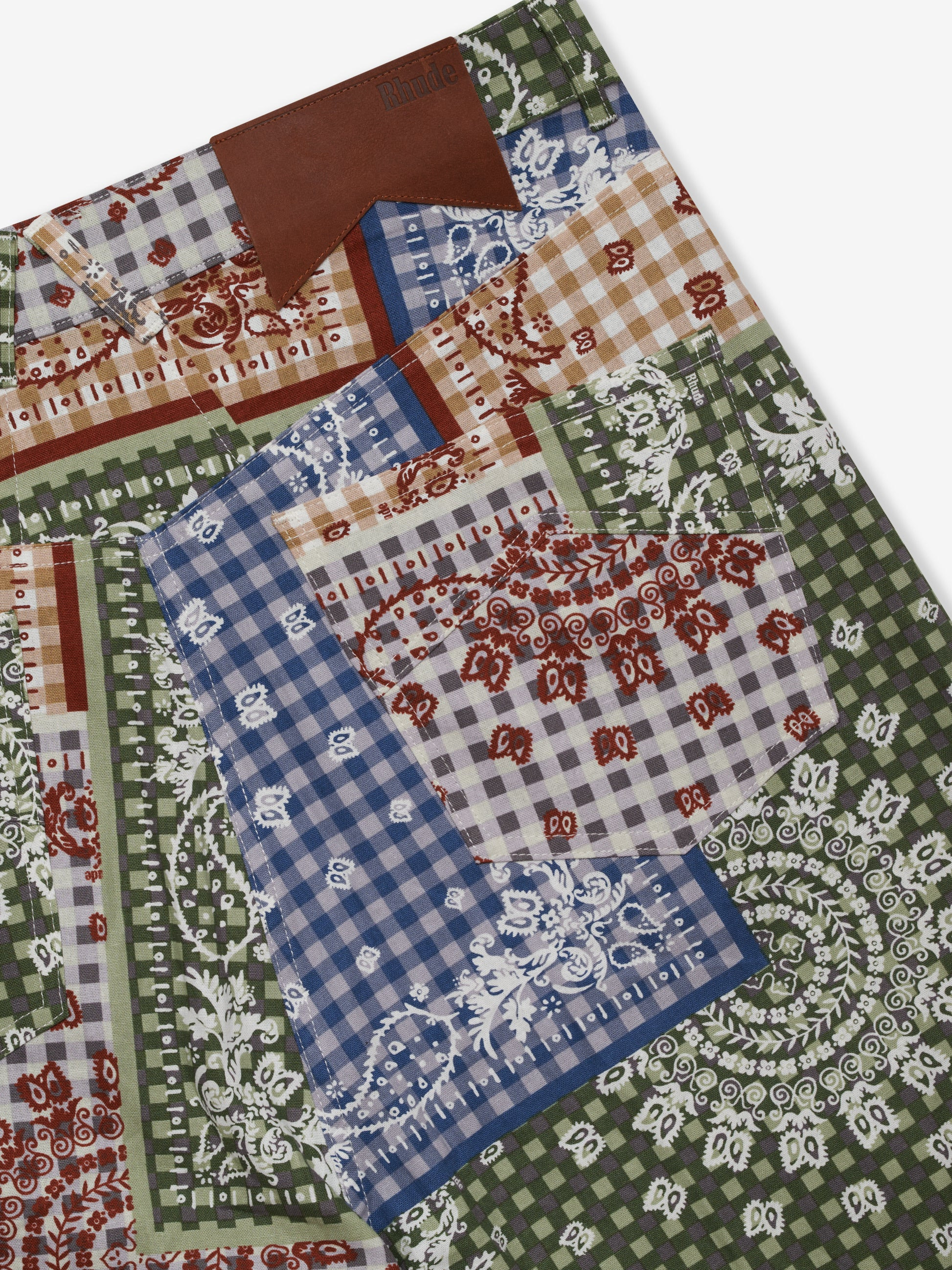 BANDANA TRAXEDO BAGGY SHORT - 4