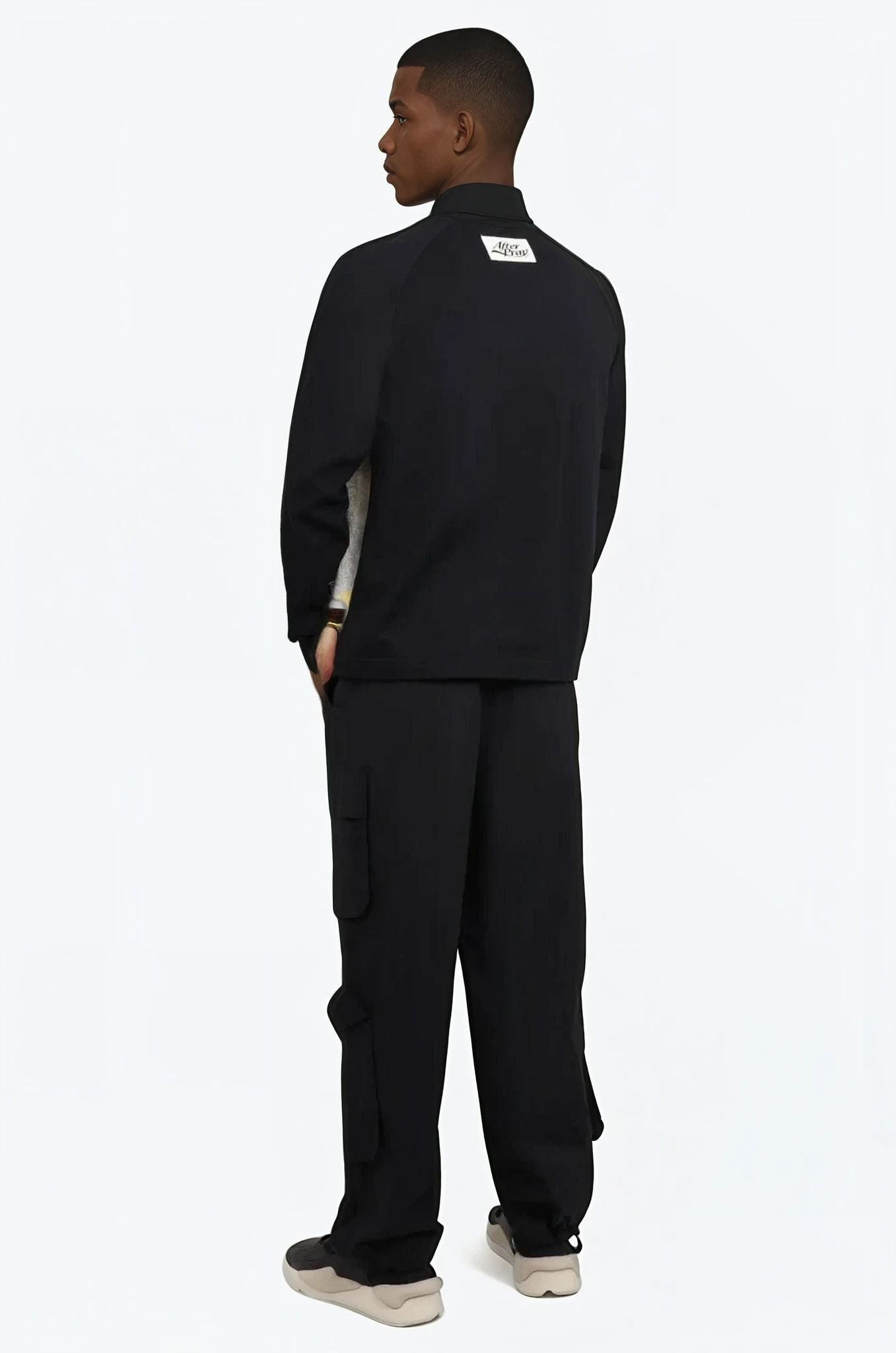 RELAXED UTILITY QUATRO CARGO PANTS | BLACK - 3