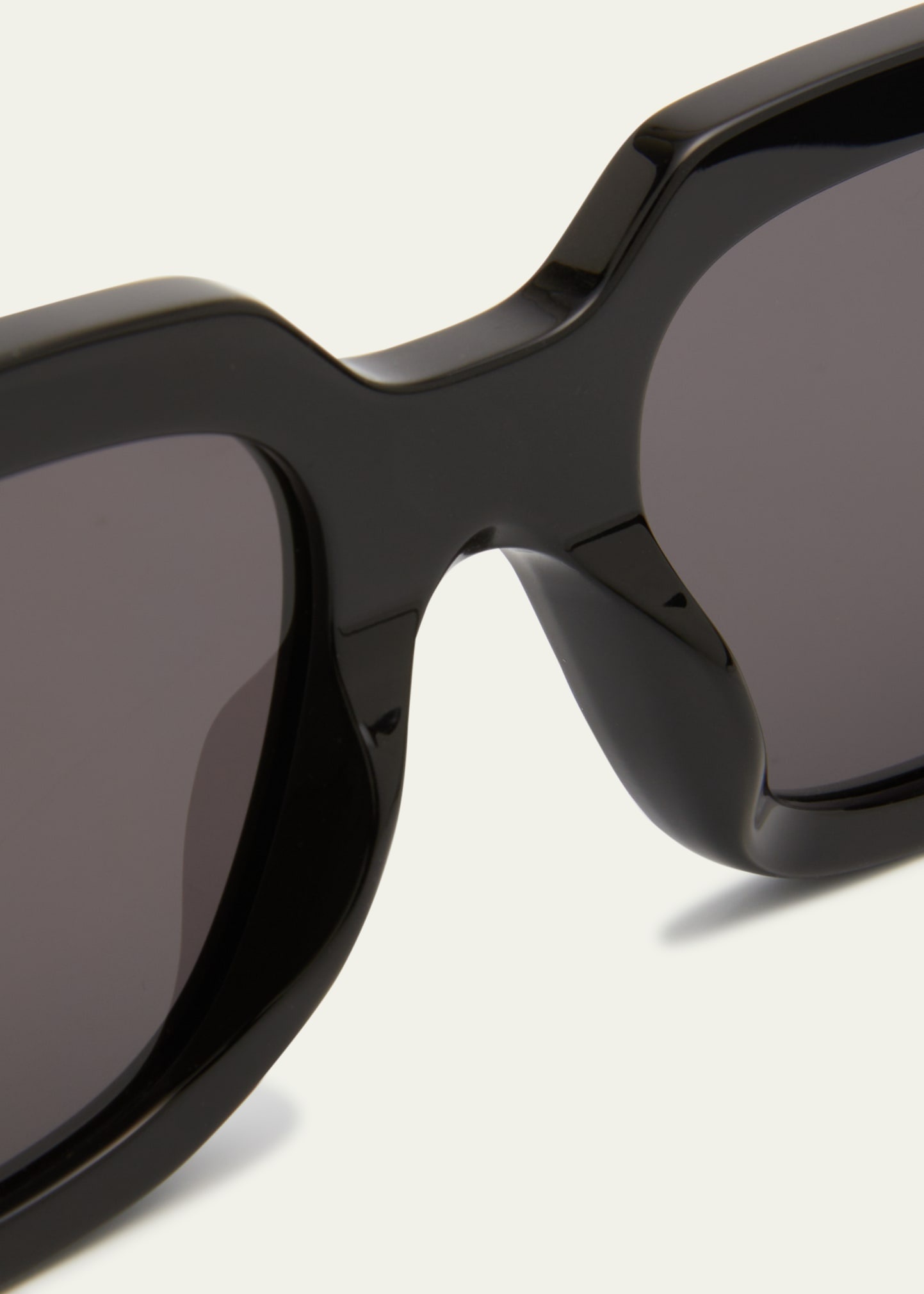 Men's Tonal Logo Acetate Square Sunglasses - 5