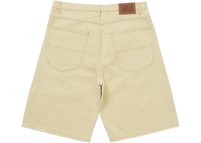 Supreme Supreme Marithé + François Girbaud X-Seam Baggy Denim Short Pale Yellow outlook