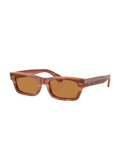 Oliver Peoples Davri rectangle-frame sunglasses outlook