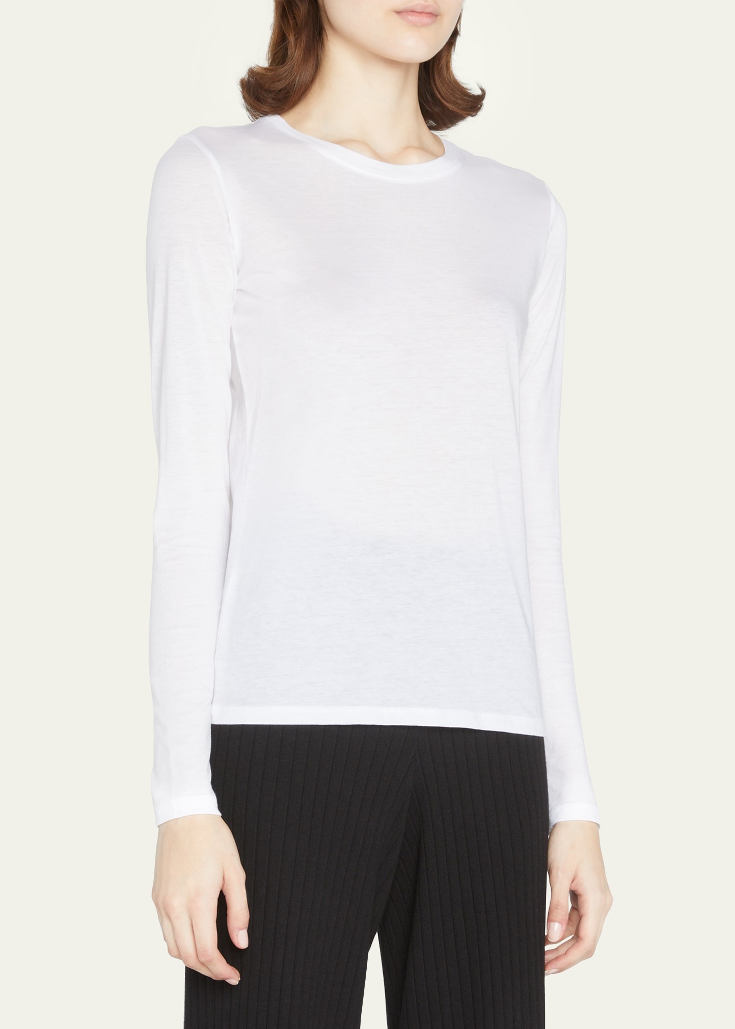 Essential Long-Sleeve Crewneck Tee - 4