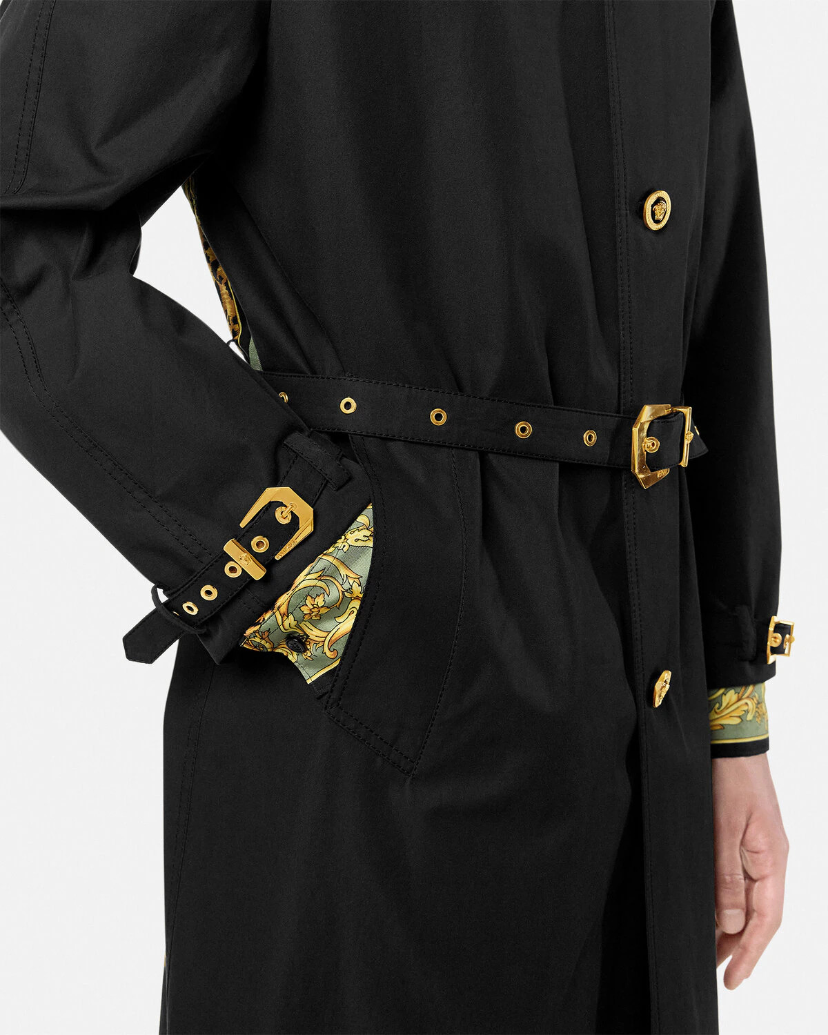 Wild Cats Gabardine Trench Coat - 3
