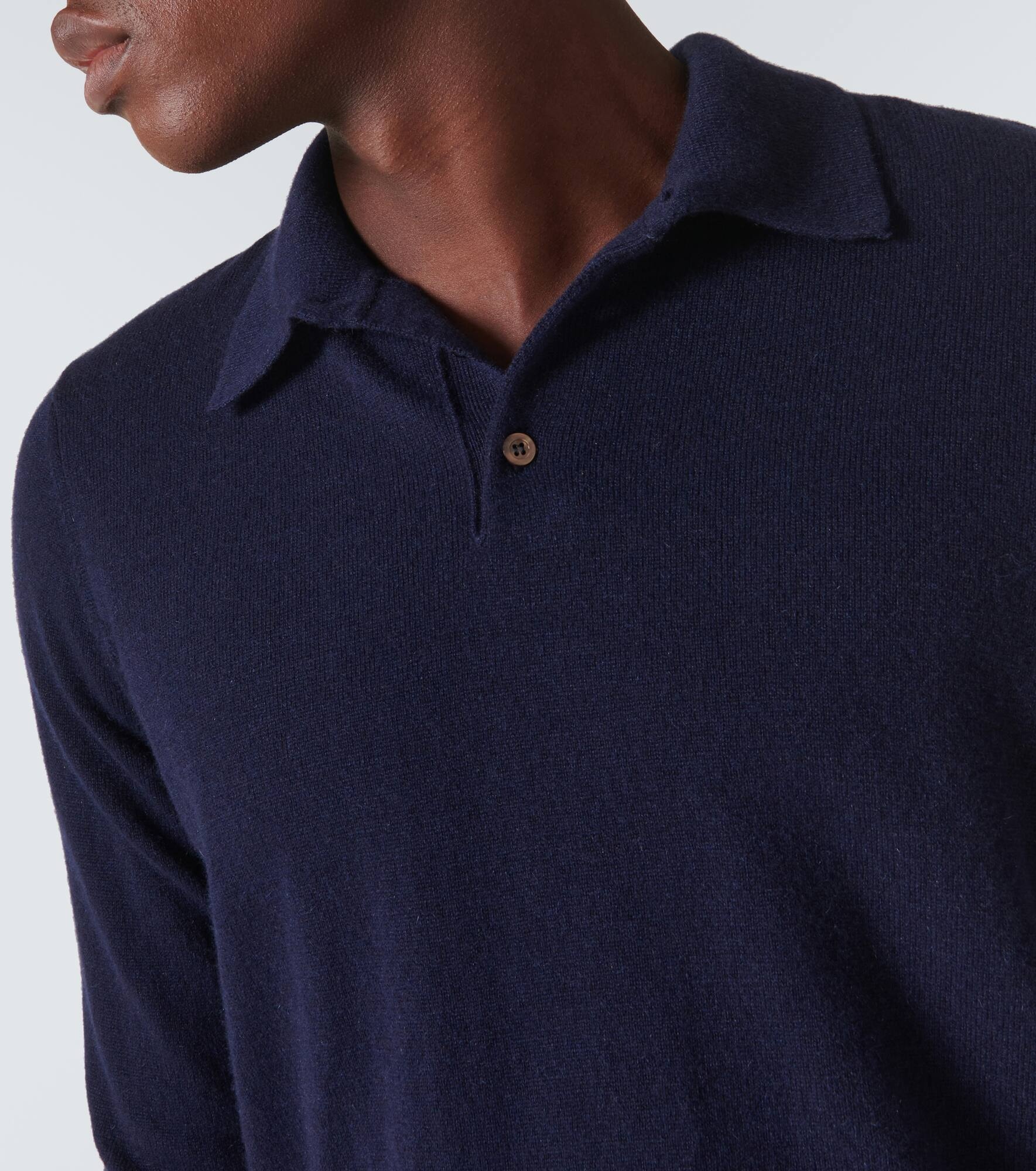 Cashmere polo shirt - 5