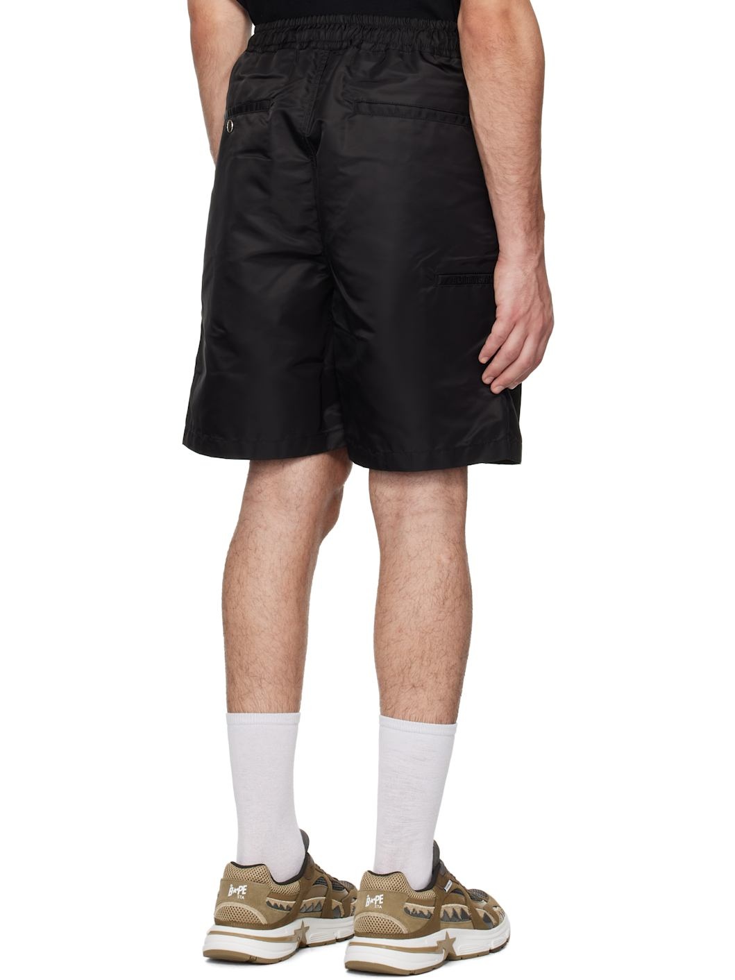 Black Ape Head Nylon Shorts - 3