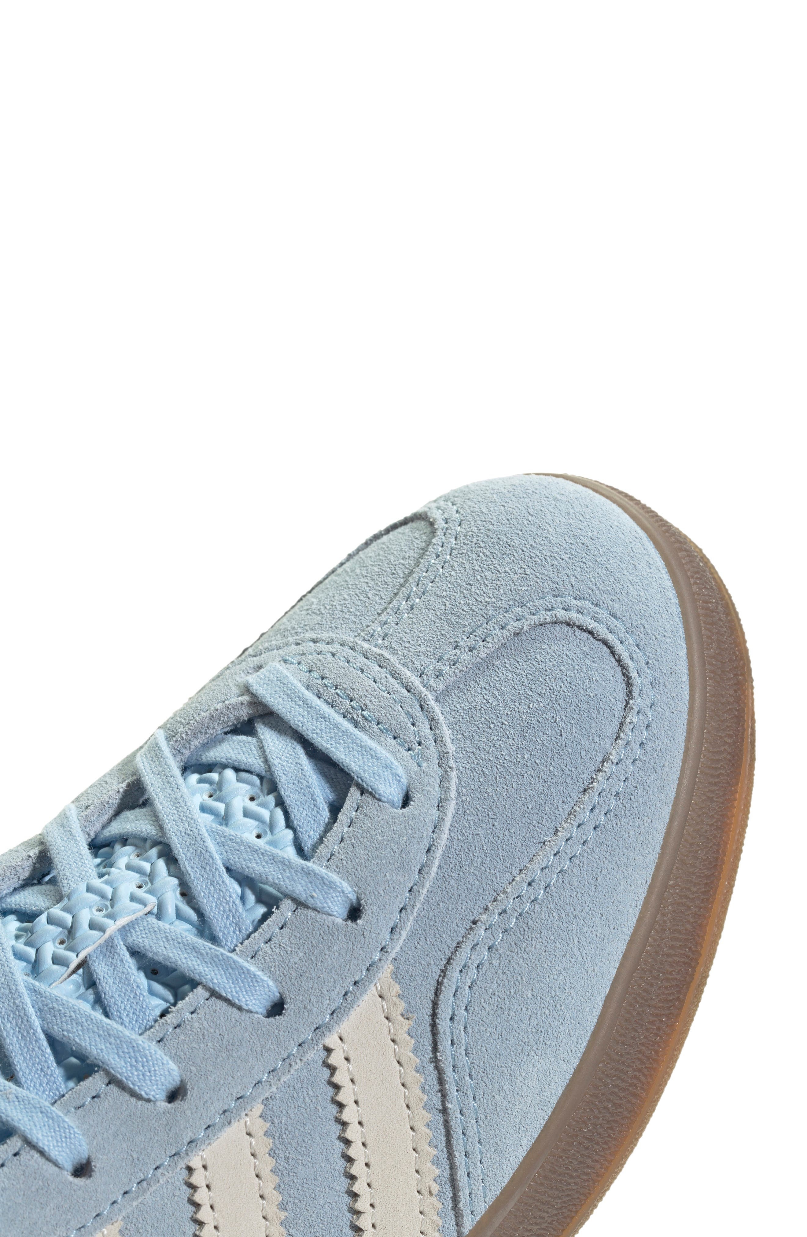 adidas Gazelle Indoor Sneaker in Clear Sky/Off White/Gum at Nordstrom - 9