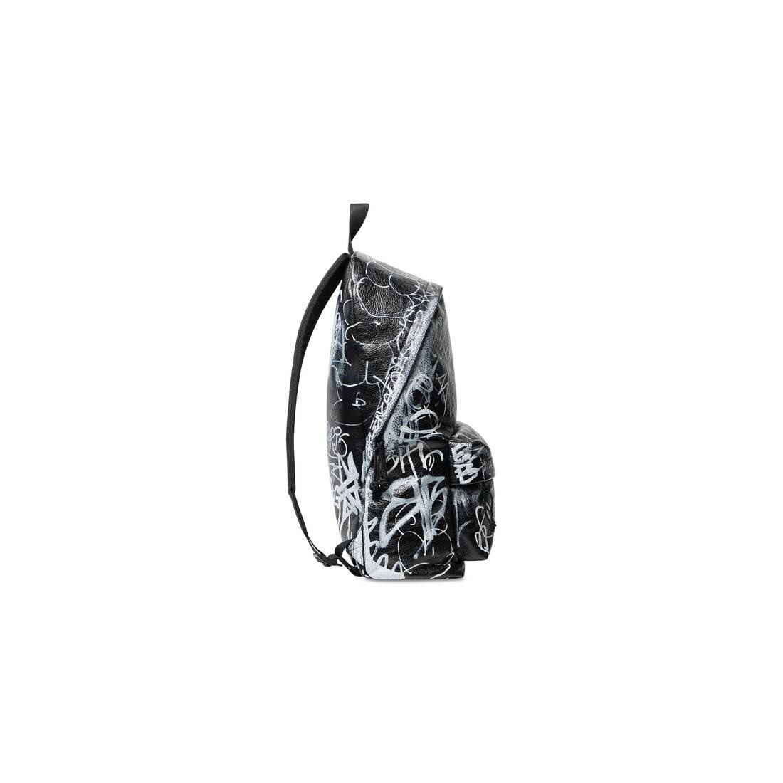 Men's Explorer Backpack Graffiti in Black - 3