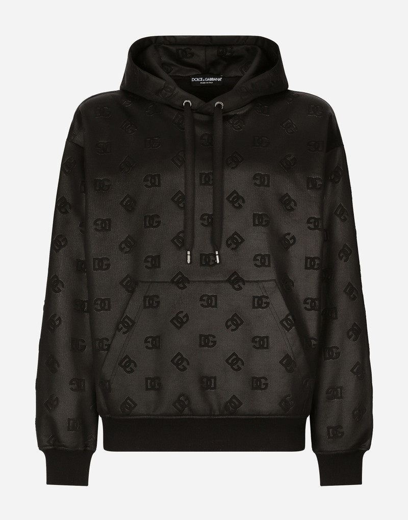 Hoodie with embossed DG logo 1