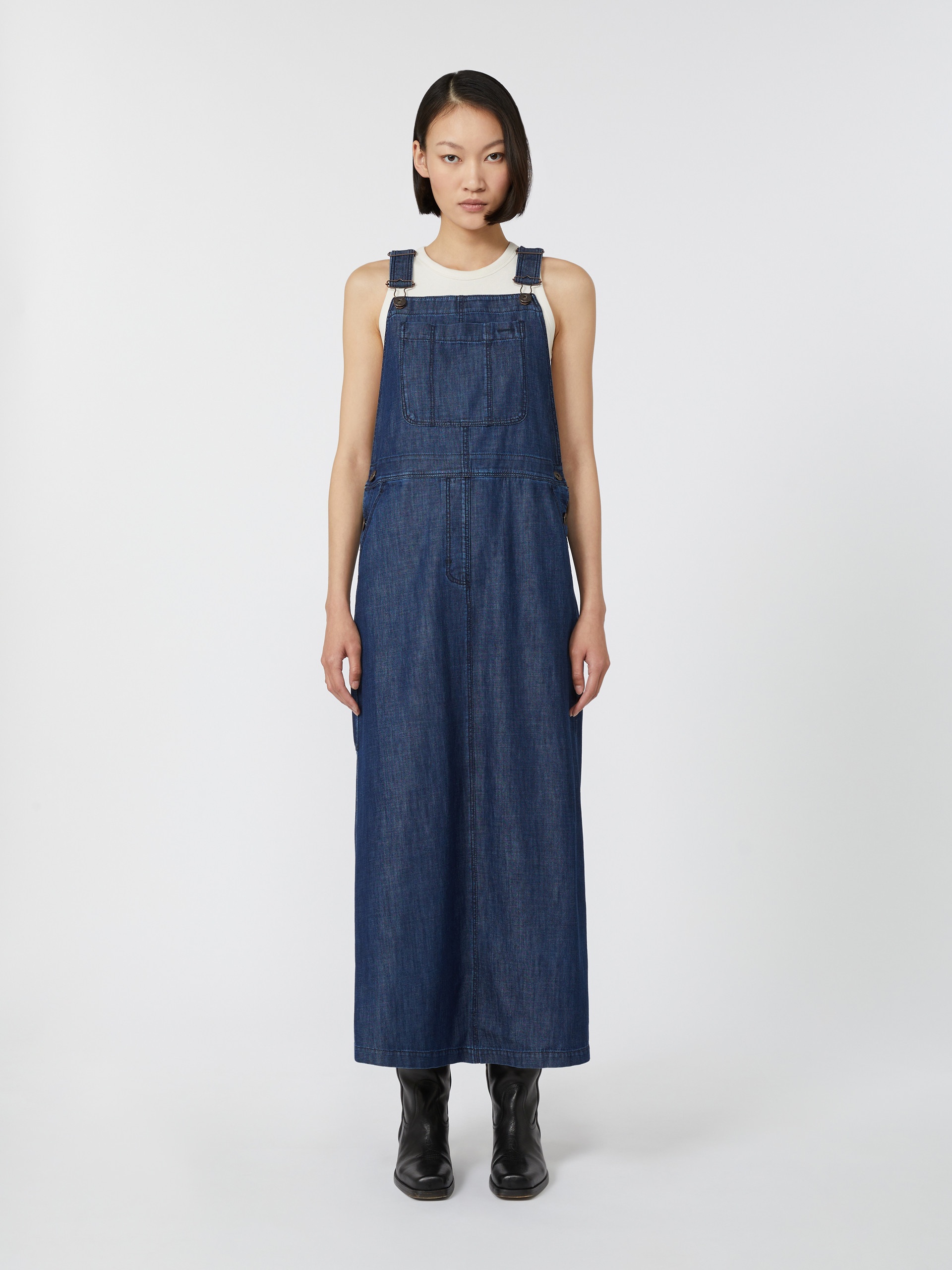 KISS Denim dungaree dress - 3