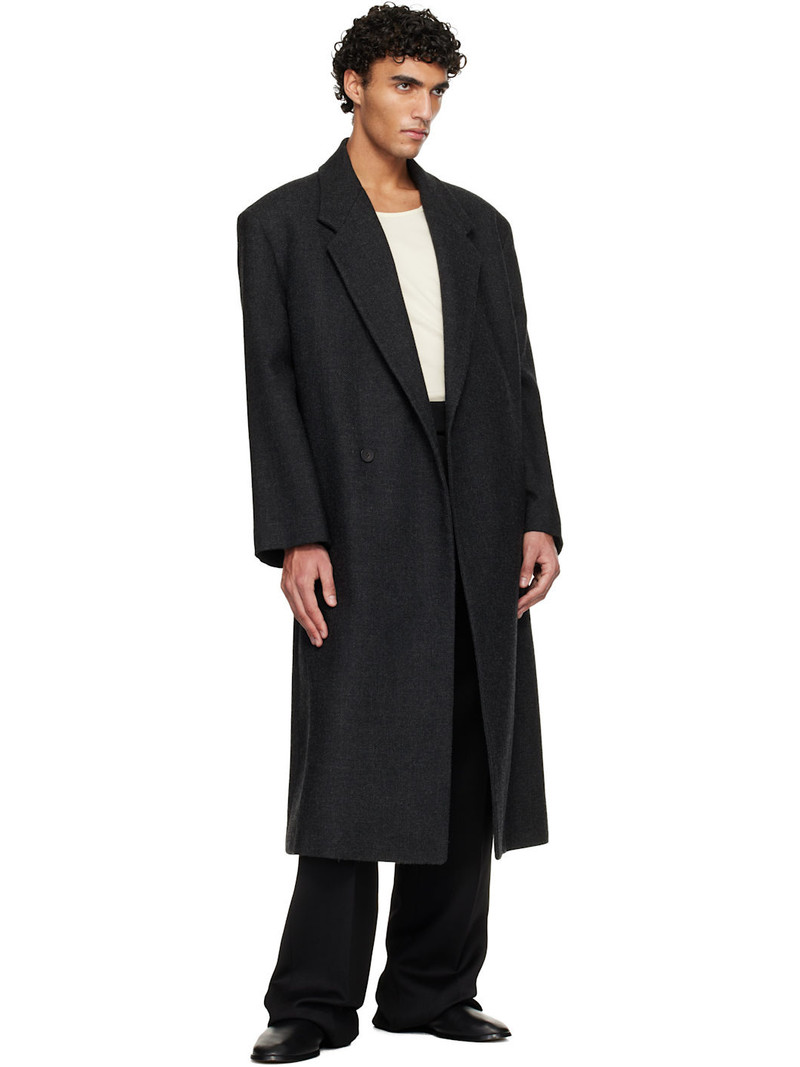 Fear of God Black Shetland Wool Classic Overcoat outlook