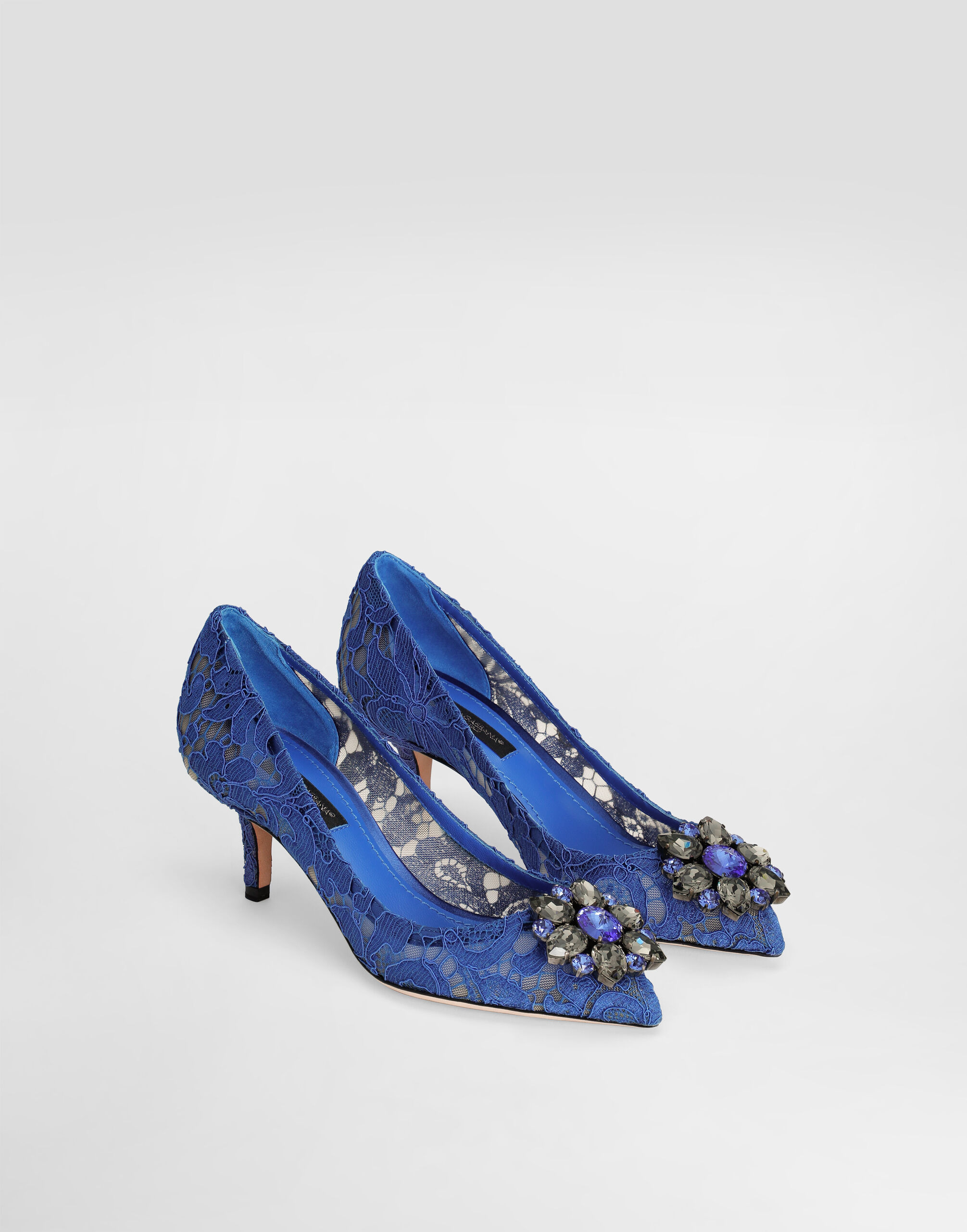 Pump in Taormina lace with crystals - 2
