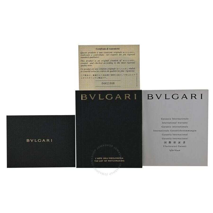 Pre-owned Bvlgari Lvcea Automatic Diamond Purple Dial Ladies Watch 102565 - 7