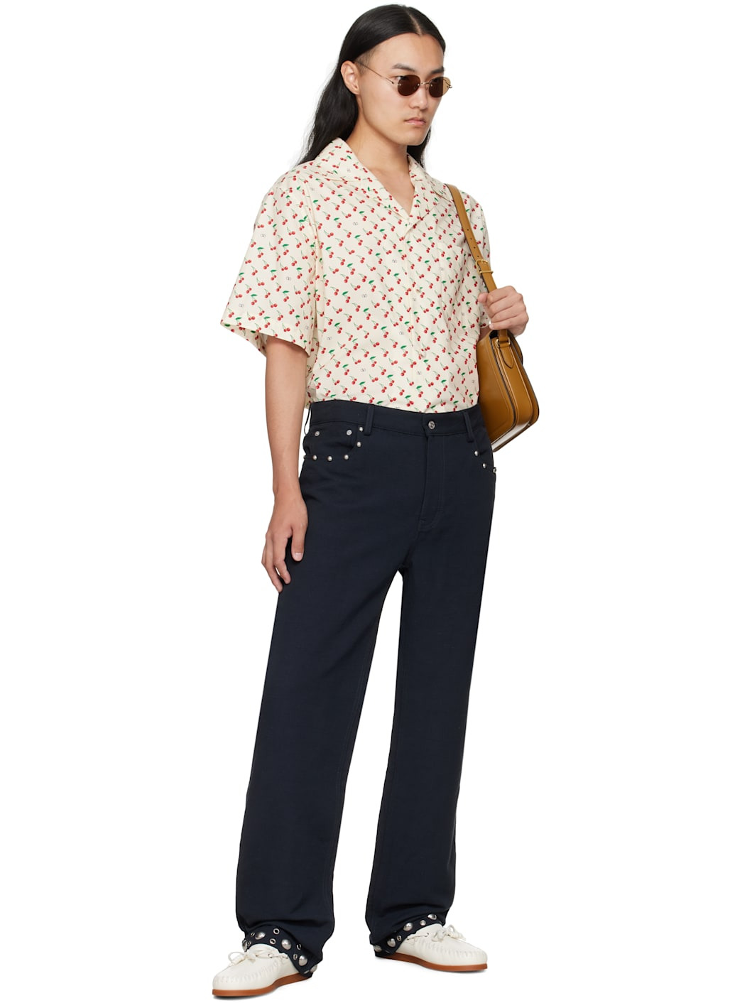 Black Studded Trousers - 4