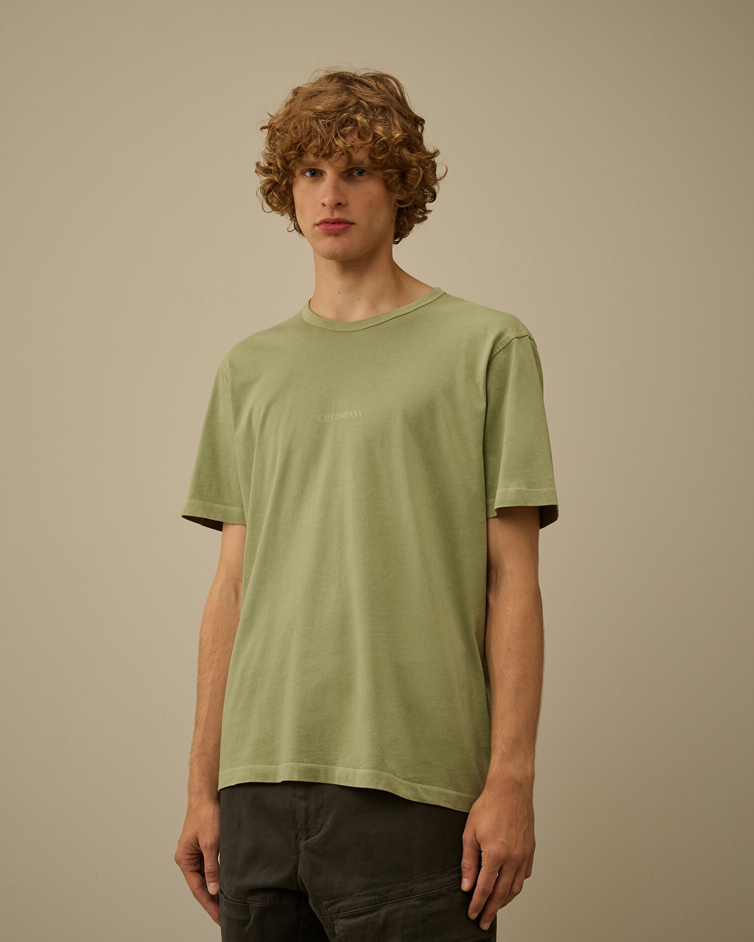 24/1 Jersey Short Sleeve Resist Dyed Logo T-Shirt - 3