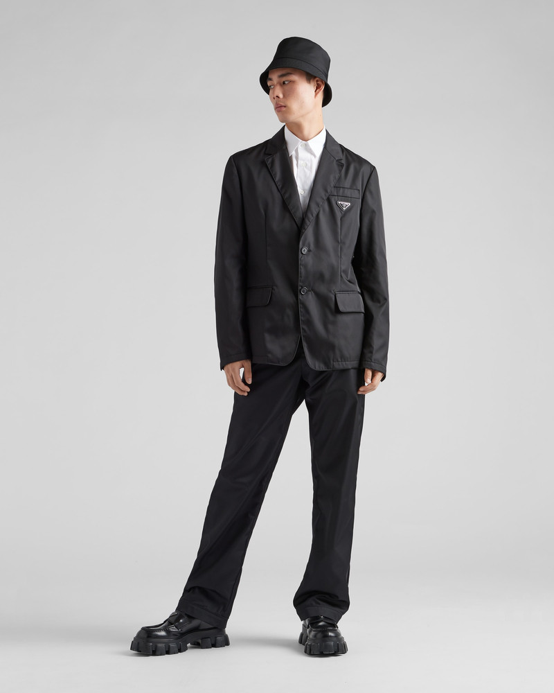 Prada Re-Nylon single-breasted jacket outlook