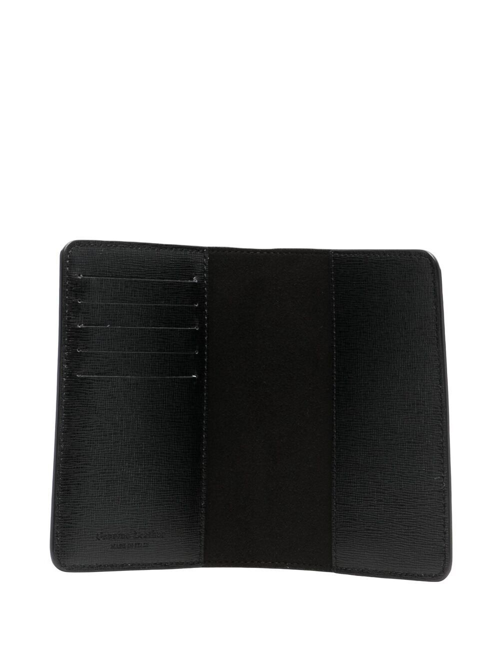 logo-lettering passport case - 3