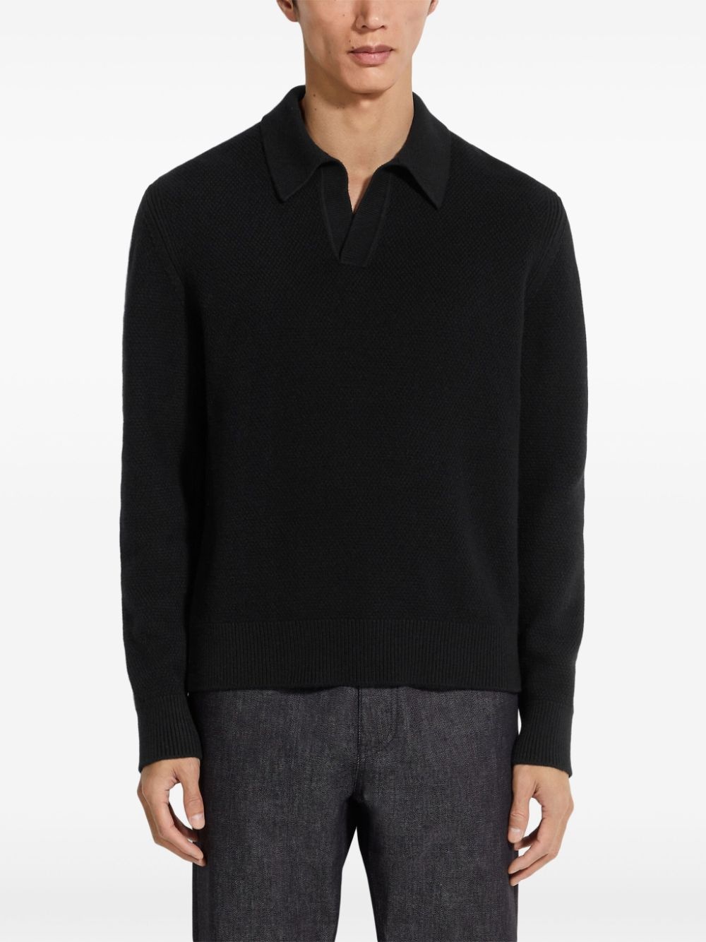 Oasi cashmere polo shirt - 3